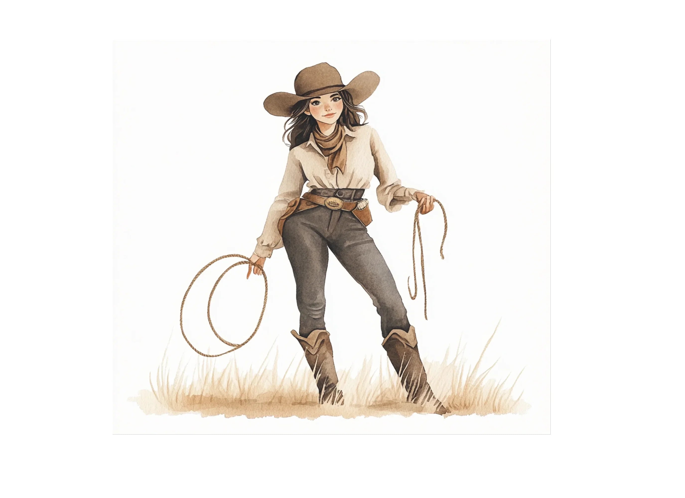 Cowgirl Clipart Bundle