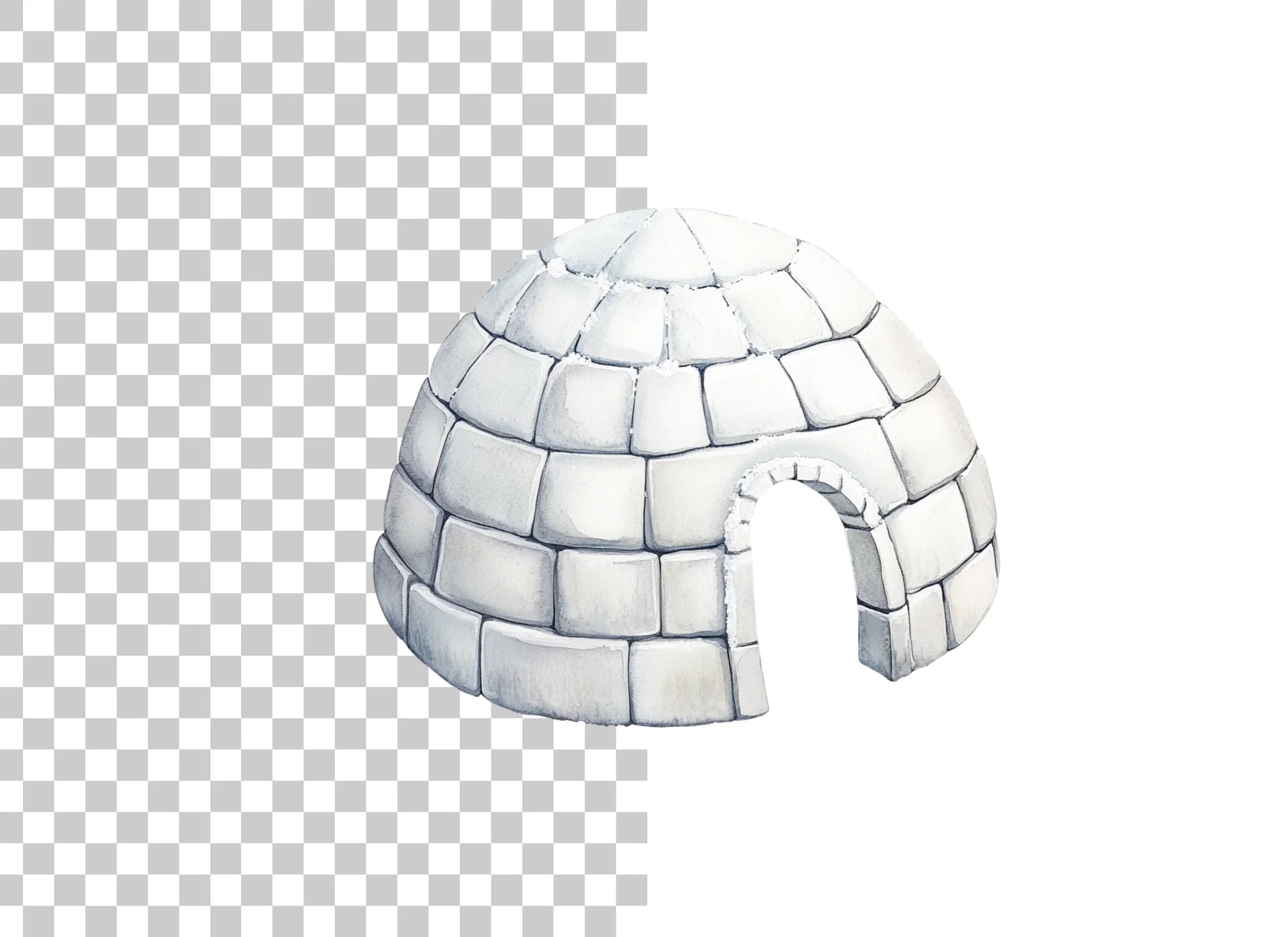Igloo Clipart Bundle