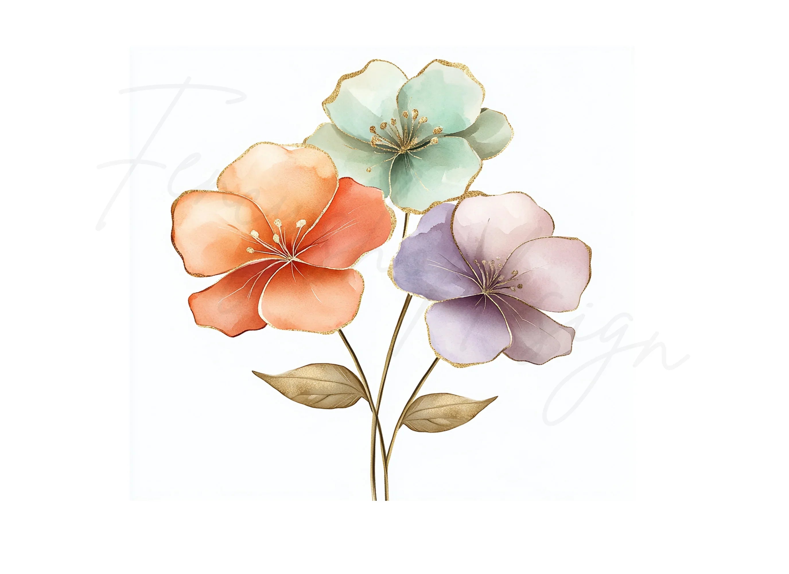 Floral Clipart Bundle