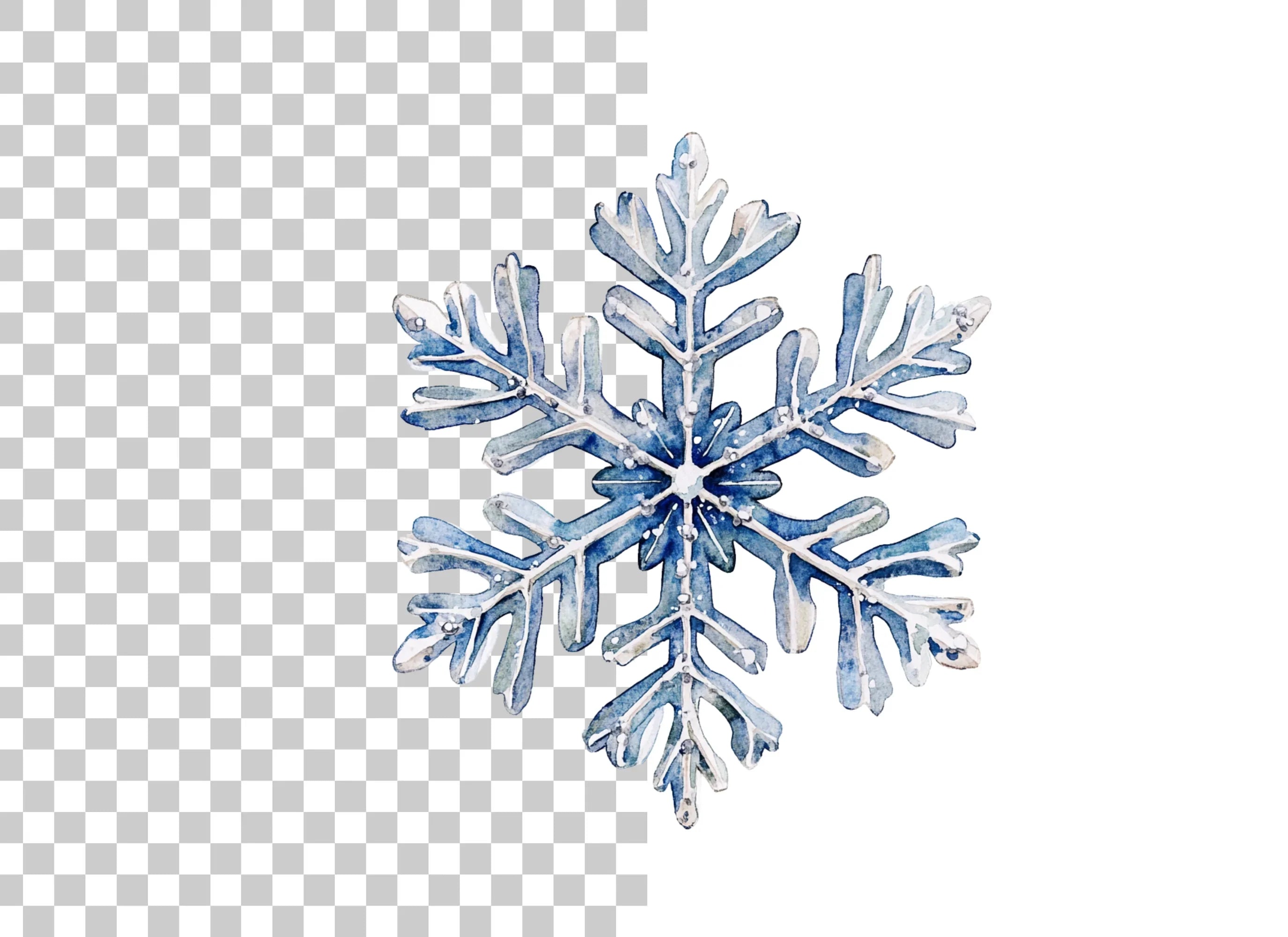 Snowflake Clipart Bundle