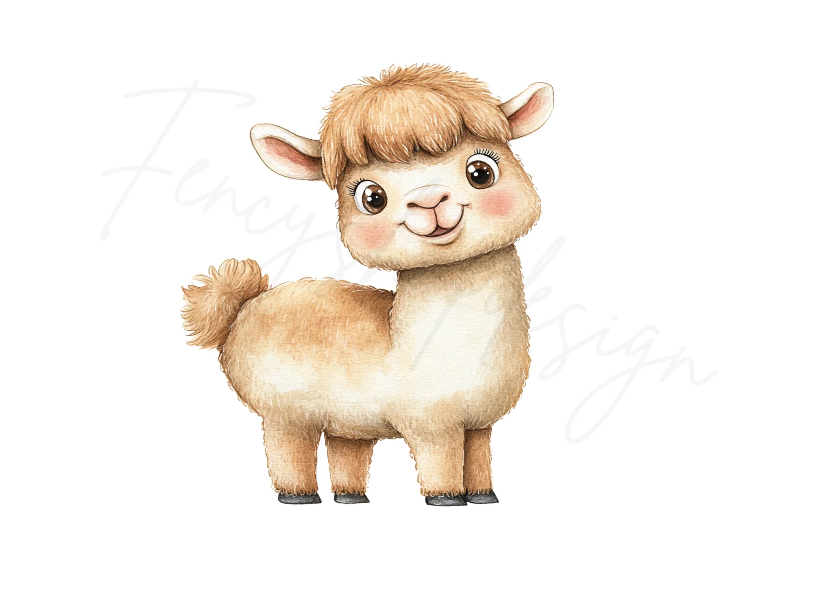 Charming Alpaca Clipart Bundle
