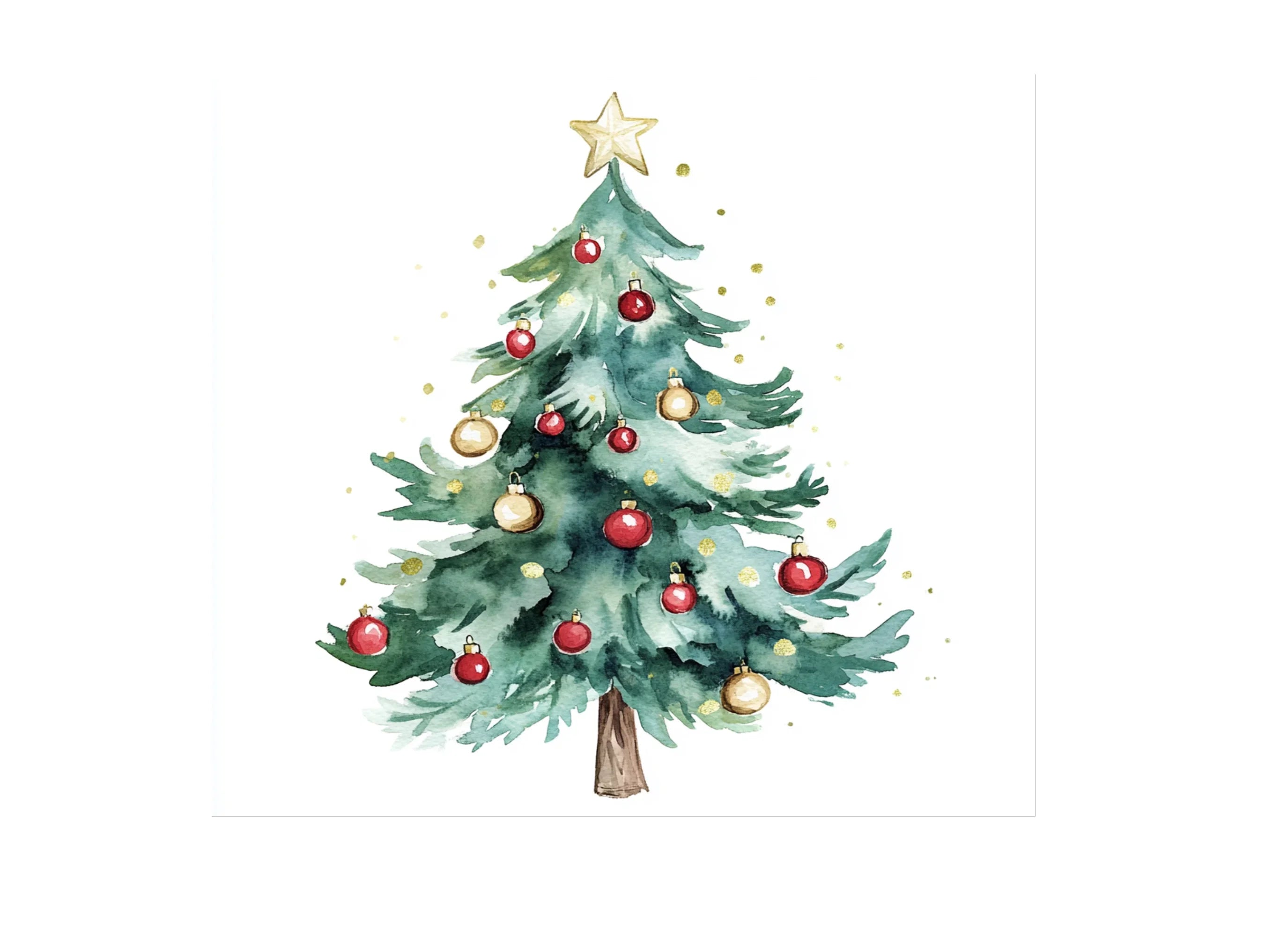 Christmas Tree Clipart Bundle
