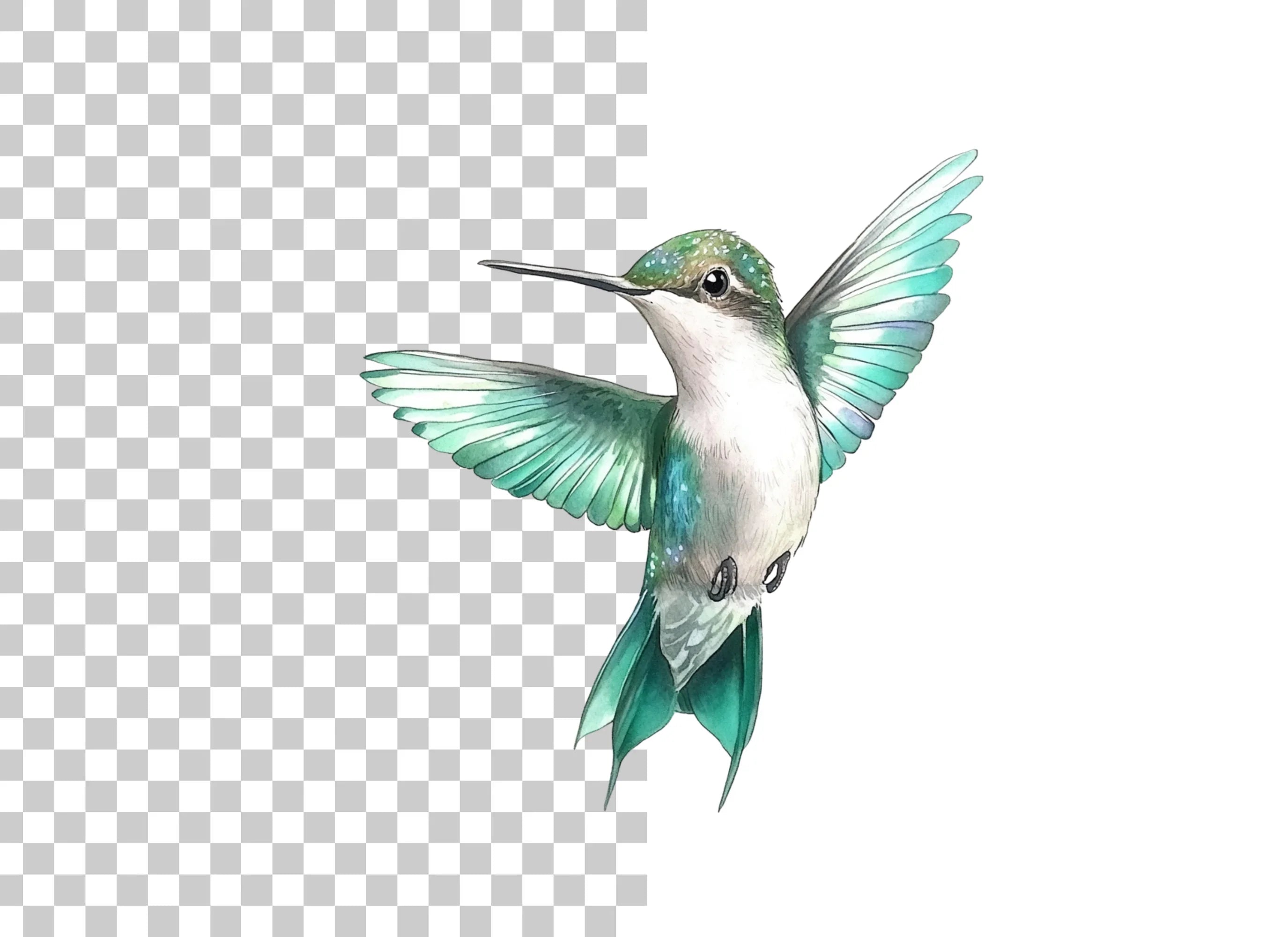 Hummingbird Clipart Bundle