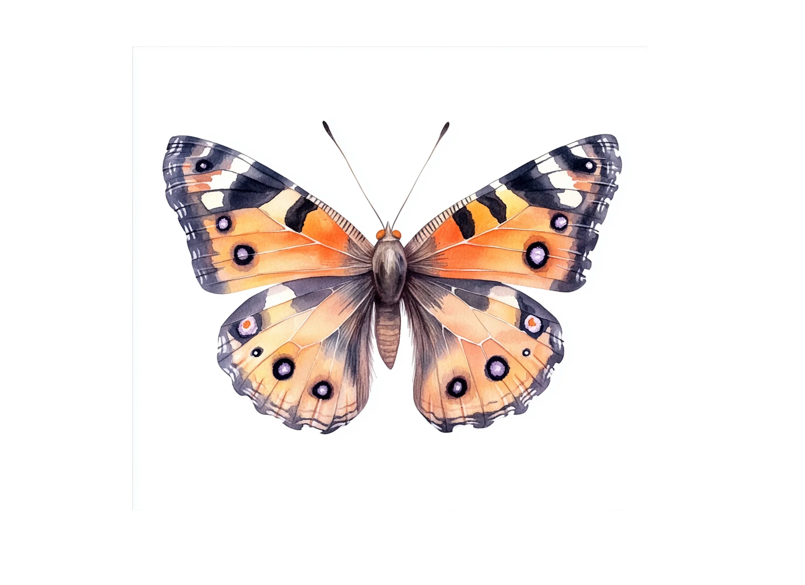 Vibrant Butterfly Clipart Bundle