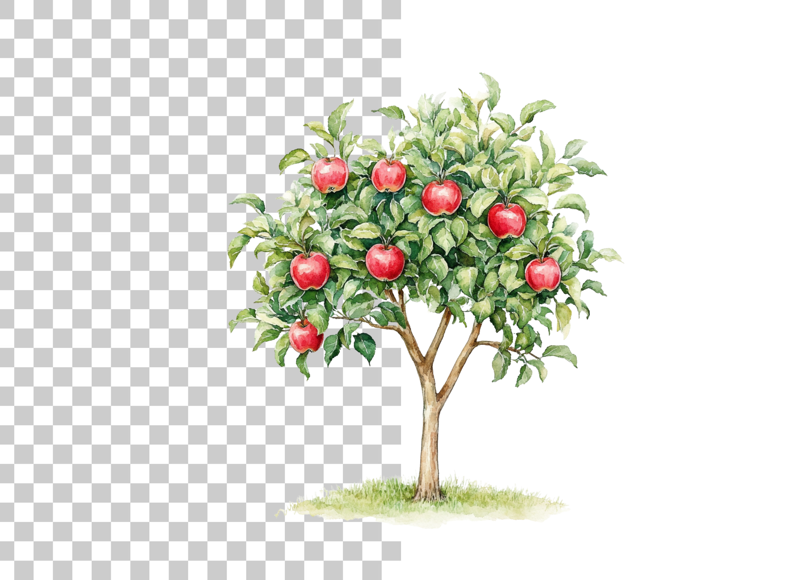 Apple Tree Clipart Bundle