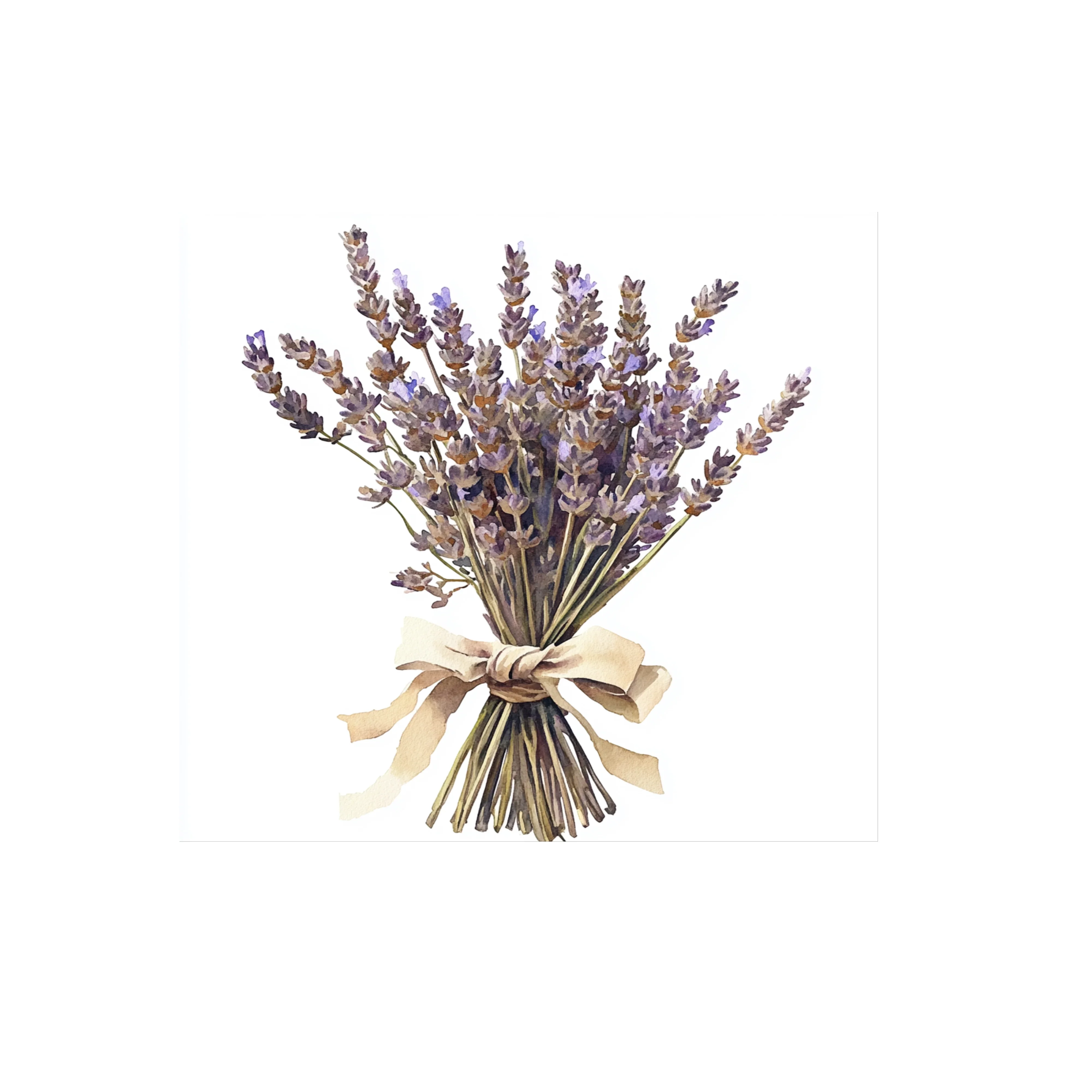 Lavender Bouquet Clipart Bundle