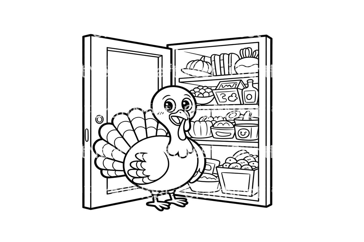 Thanksgiving Turkey Fun Coloring Books