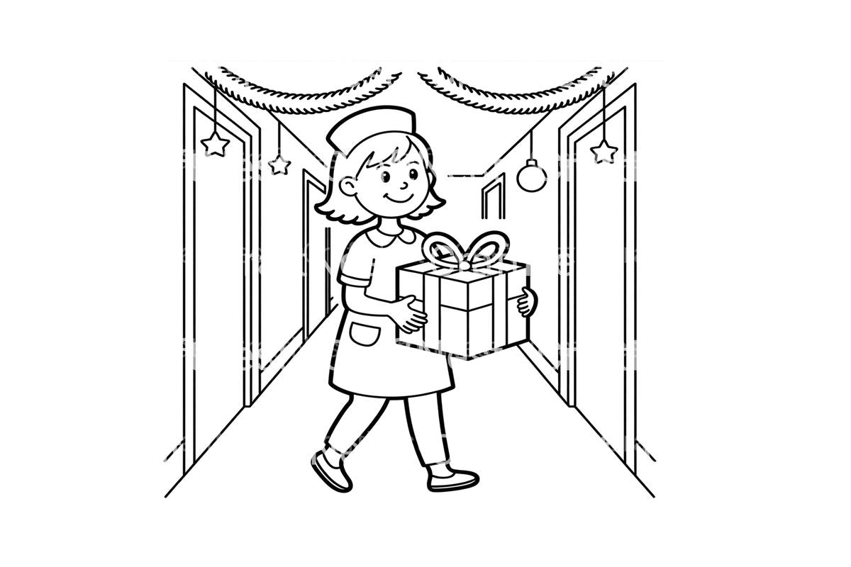 Joyful Christmas Carolers Coloring Books