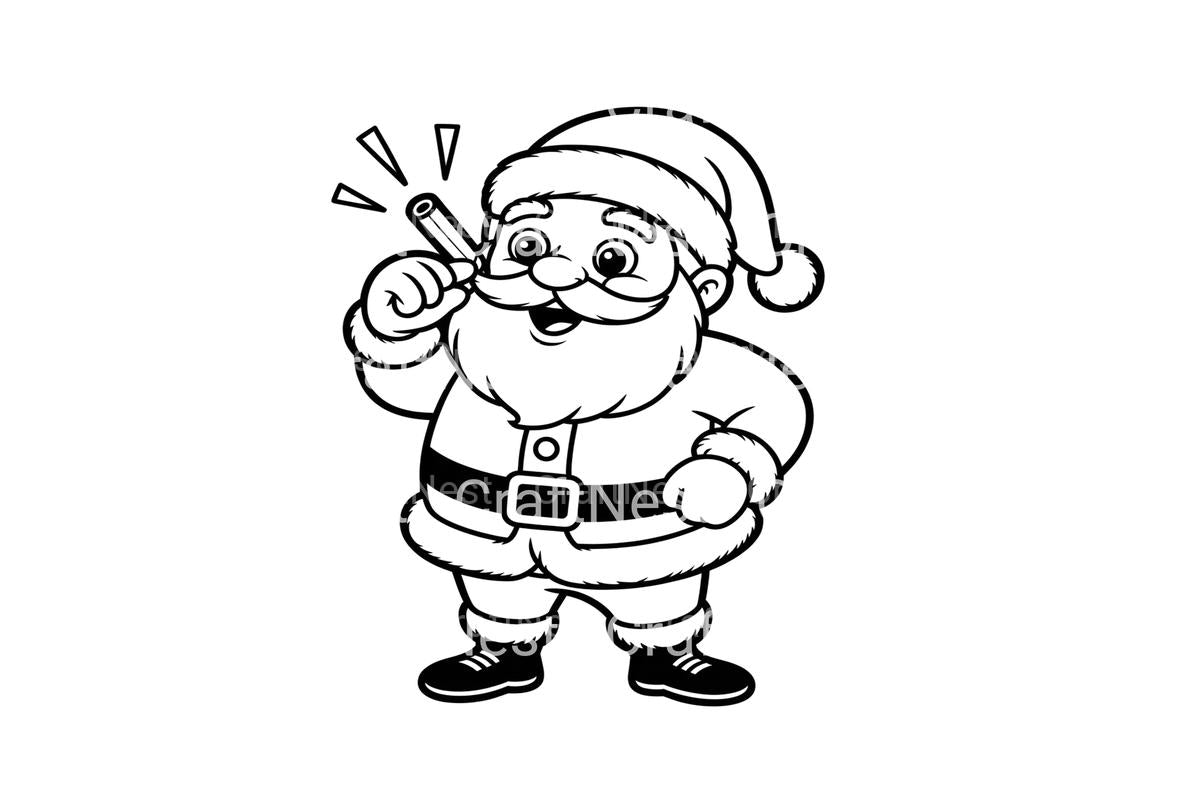 Santa Claus Christmas Coloring Books