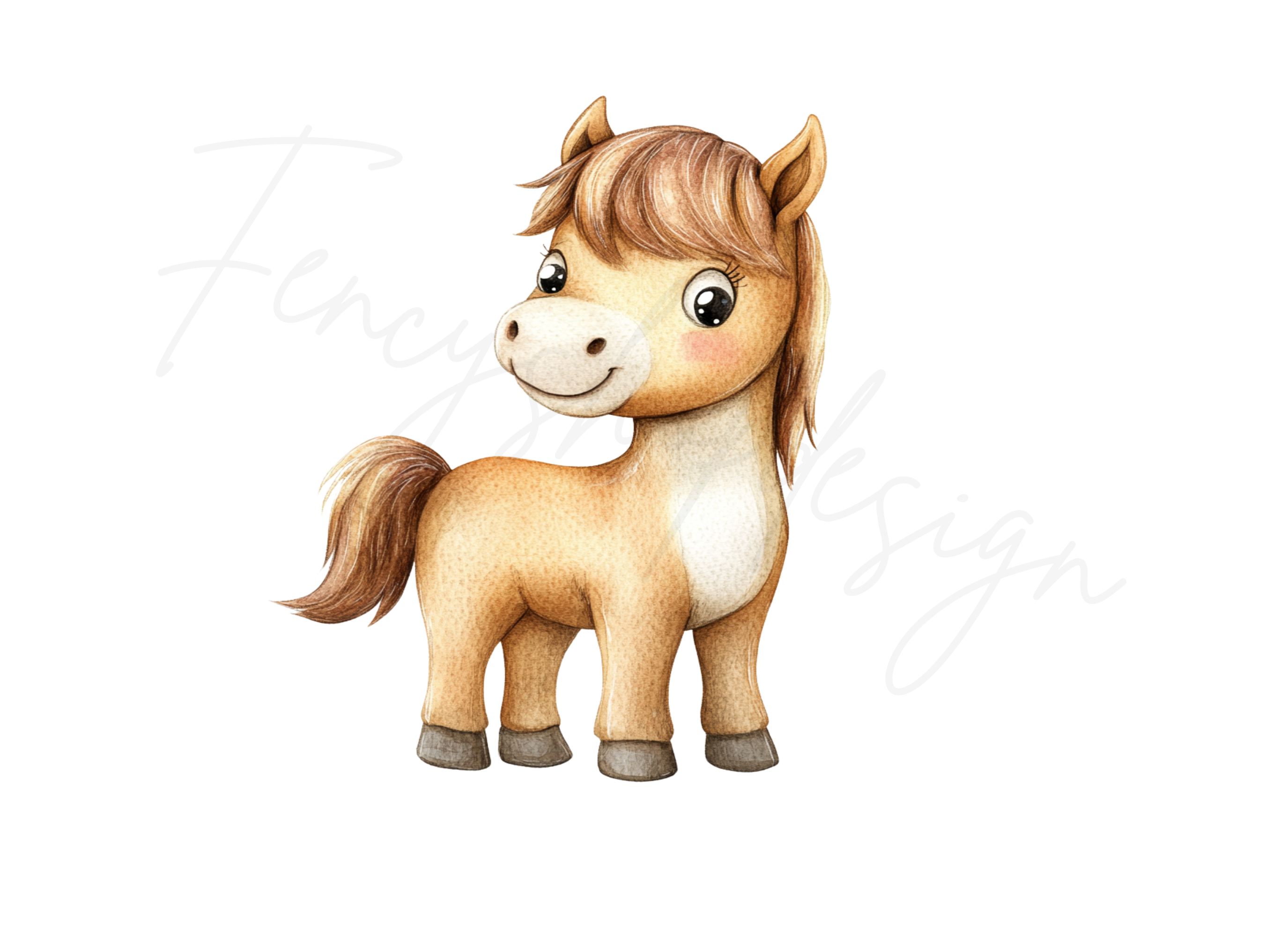 Charming Baby Horse Clipart Bundle