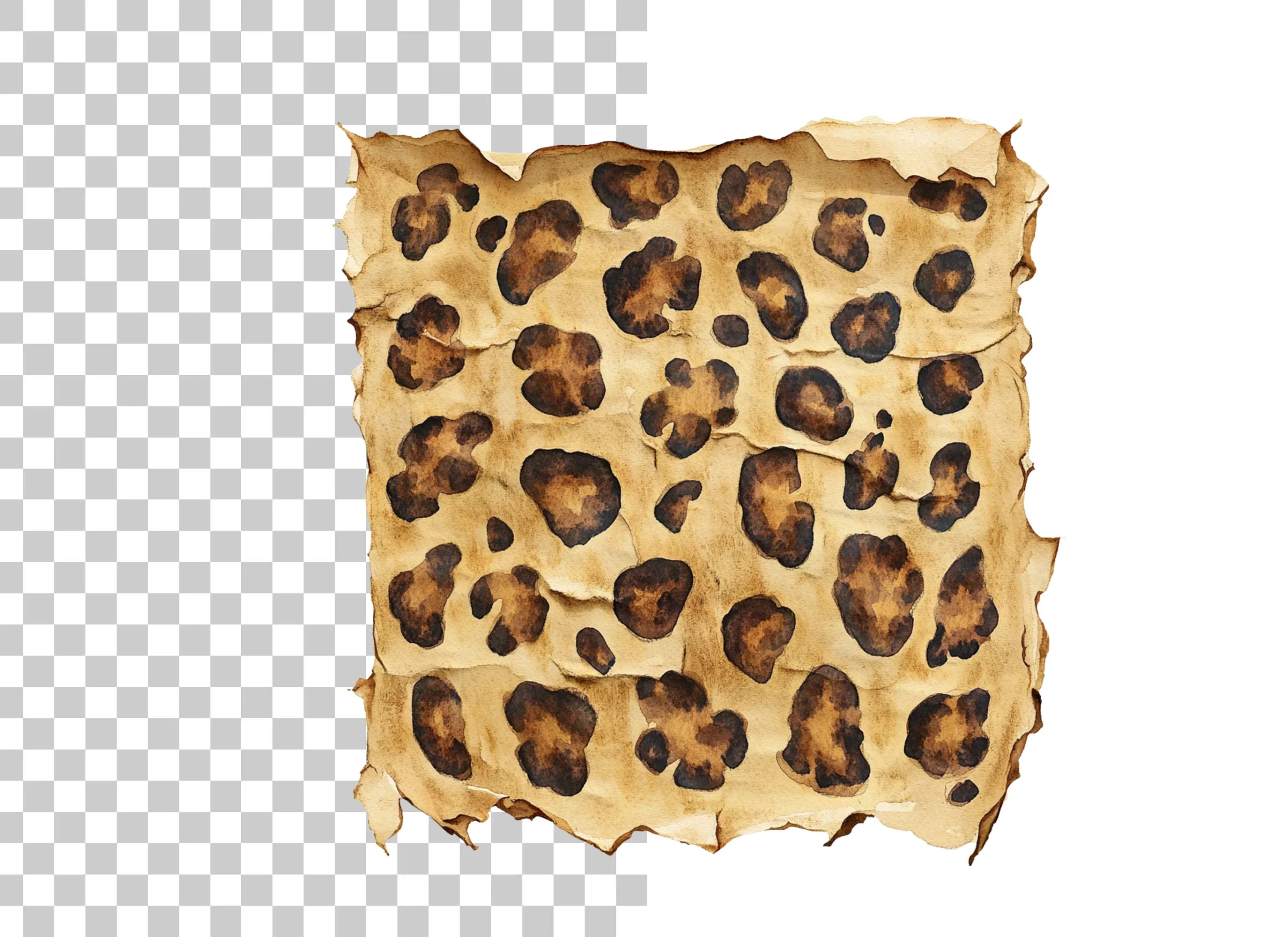 Leopard Texture Clipart Bundle