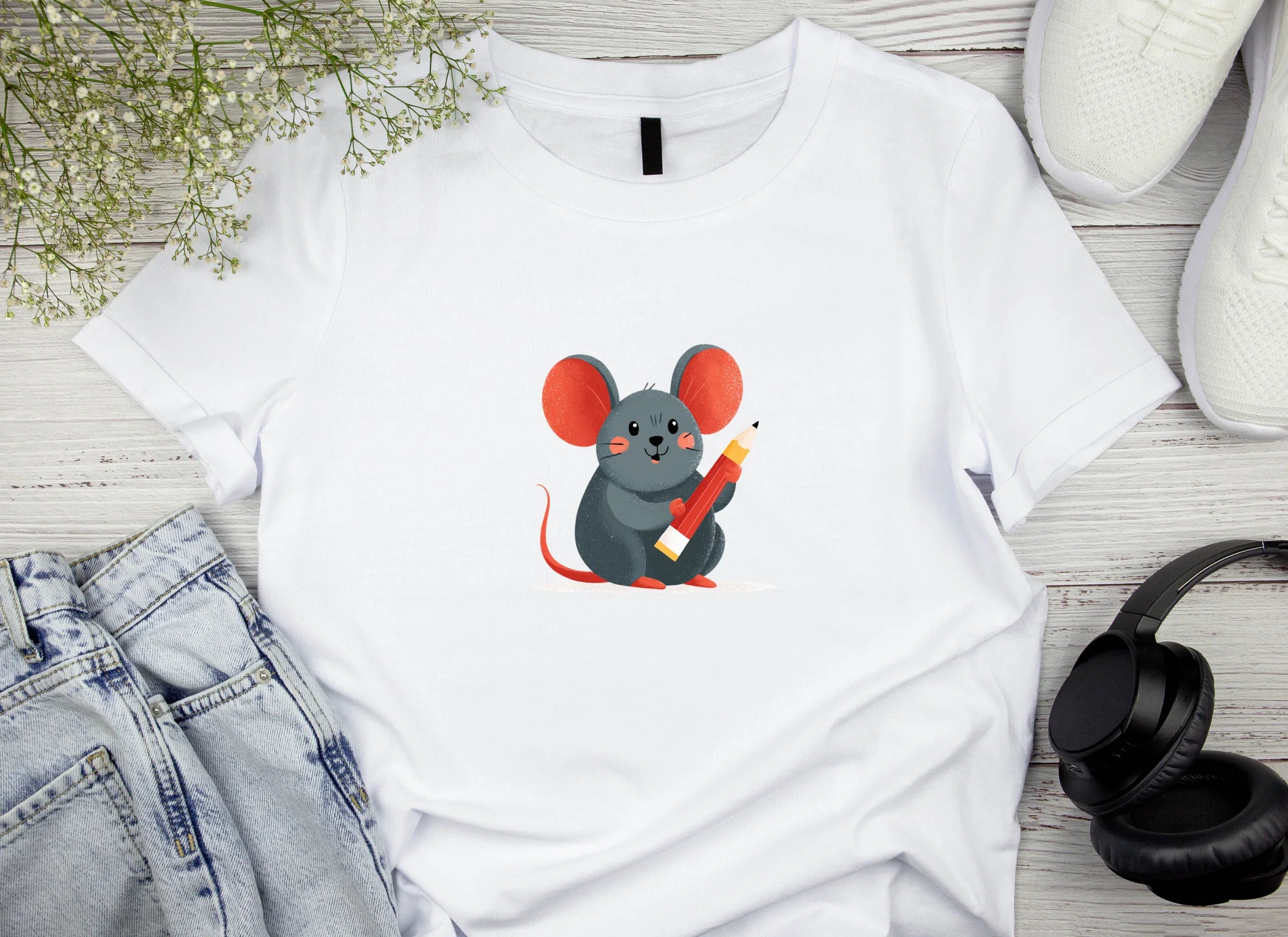 Mice School Elements Clipart Bundle - CraftNest - Digital Crafting and Art