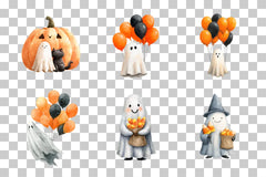 Little Boo Halloween Clipart Bundle - CraftNest - Digital Crafting and Art