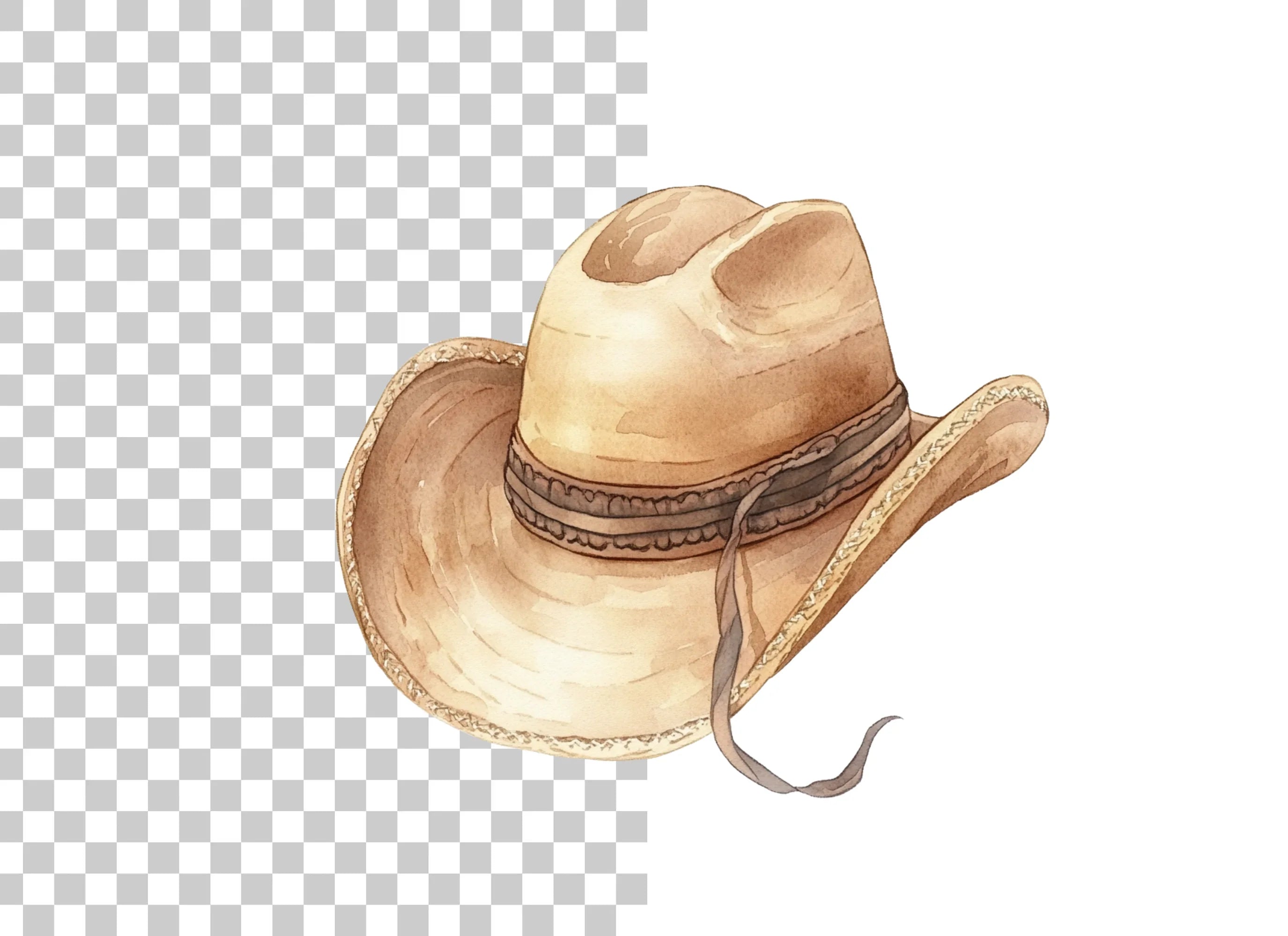 Cowboy Hat Clipart Bundle