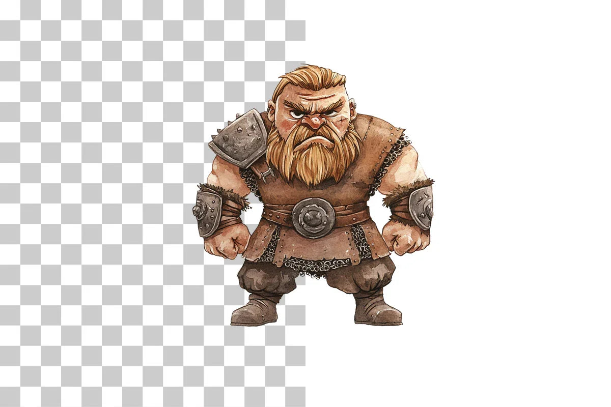 Viking Warrior Portrait Clipart Bundle - CraftNest - Digital Crafting and Art