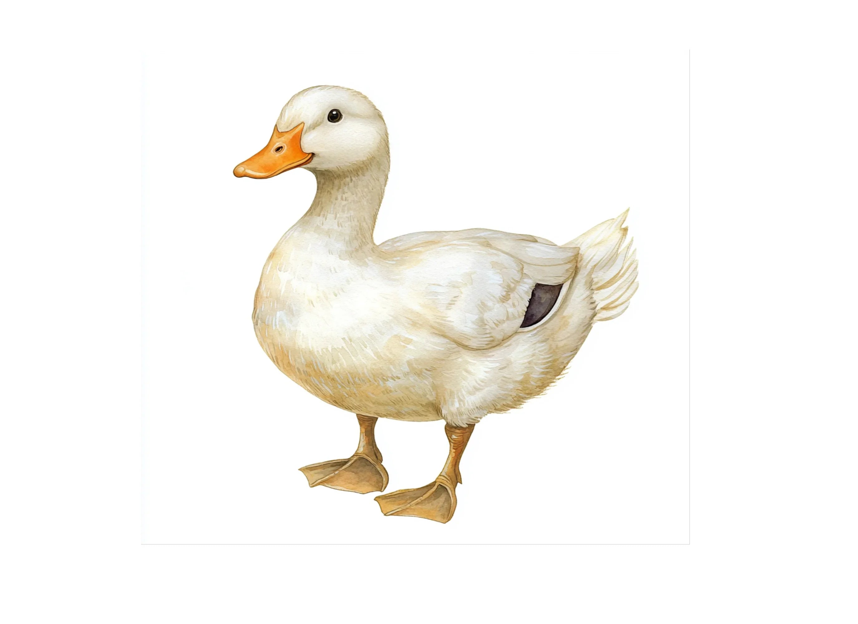 White Duck Clipart Bundle