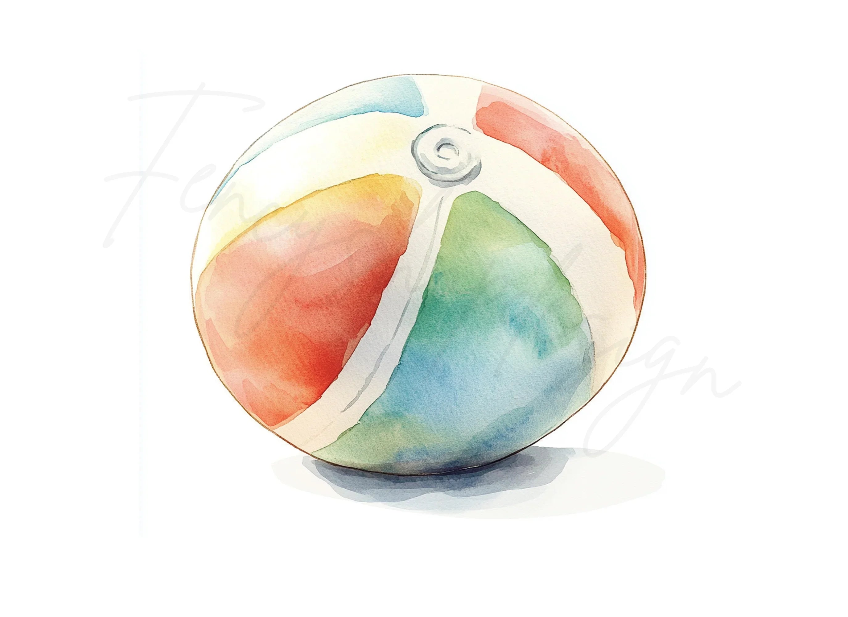 Beach Ball Clipart Bundle