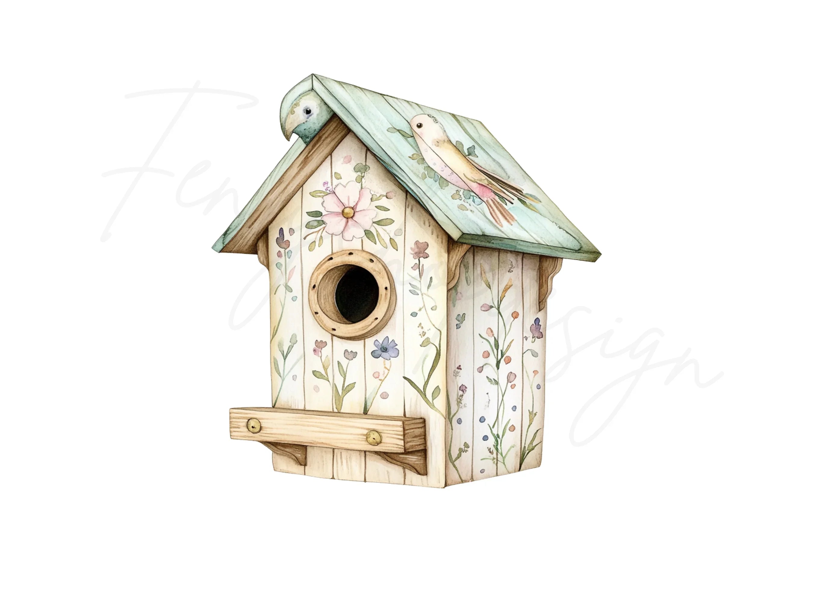Birdhouse Clipart Bundle