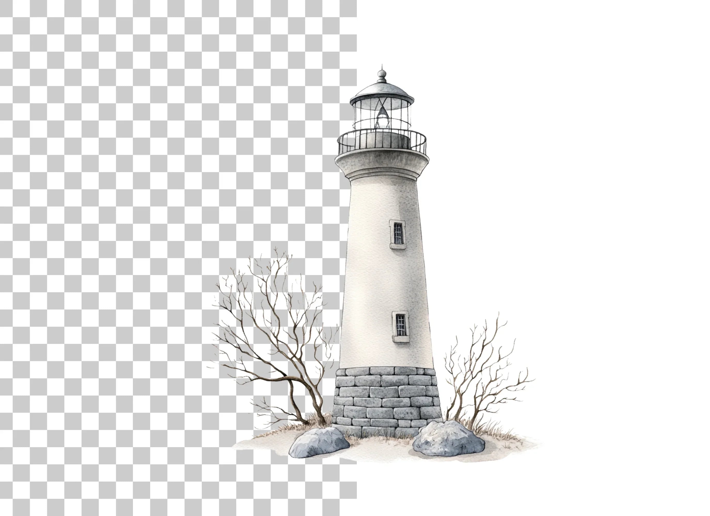 Lighthouse Clipart Bundle