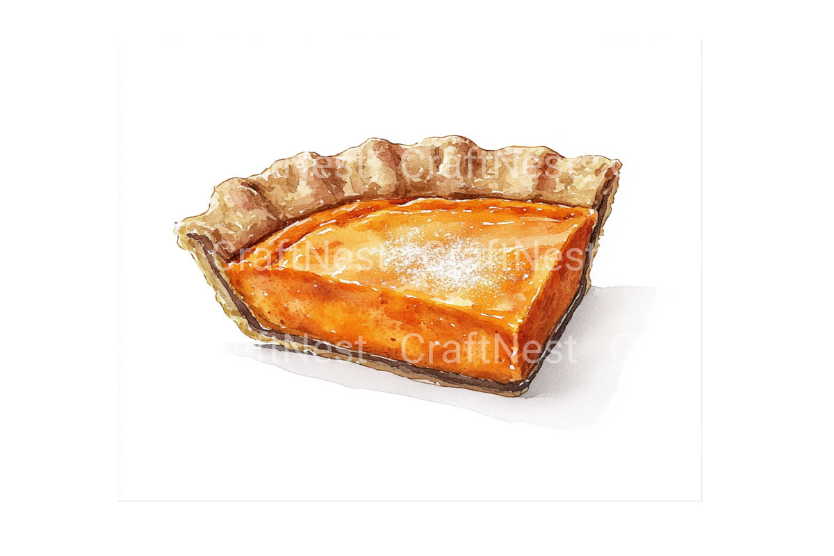 Sweet Potato Pie Clipart Bundle
