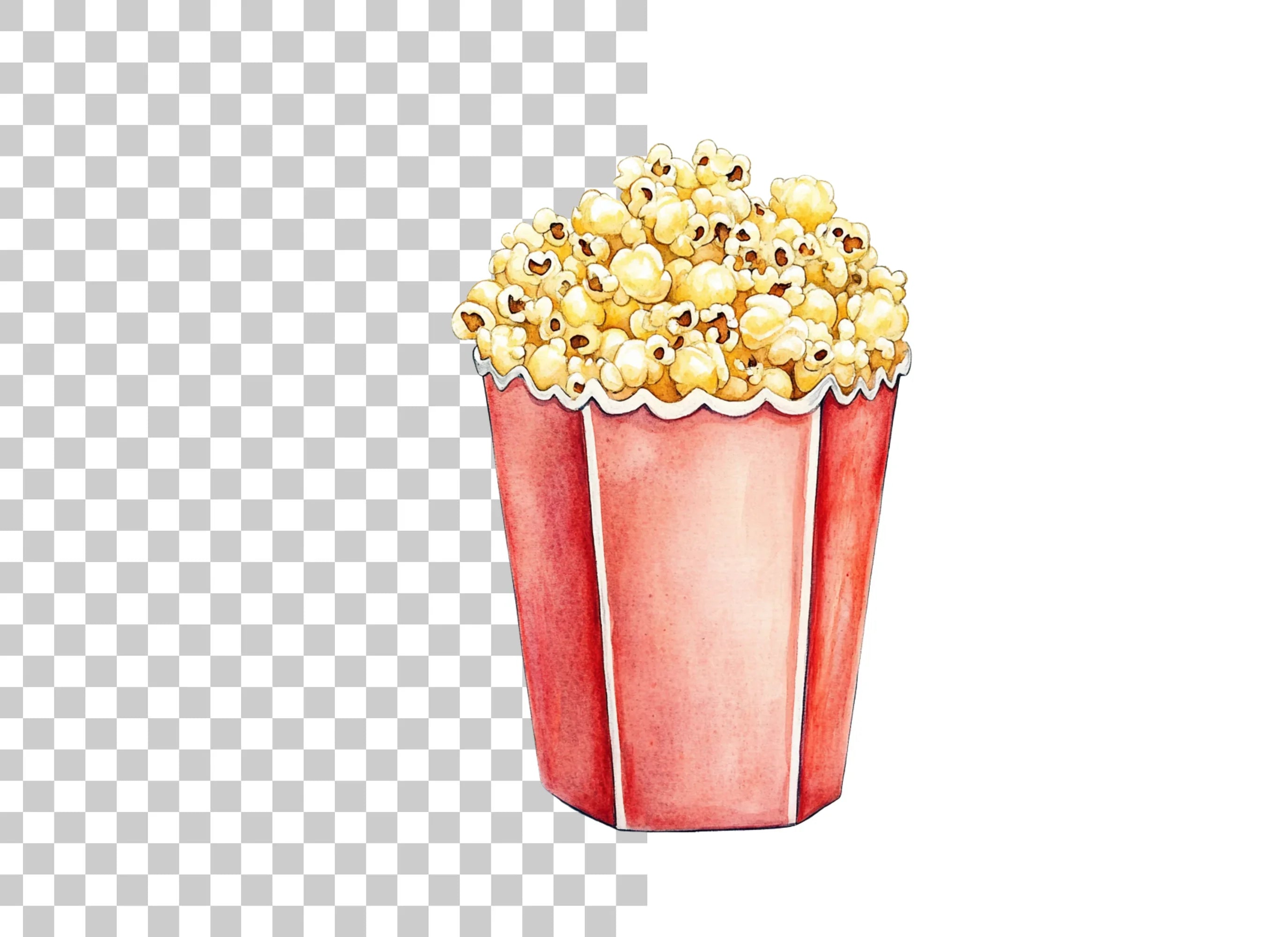 Delicious Popcorn Clipart Bundle
