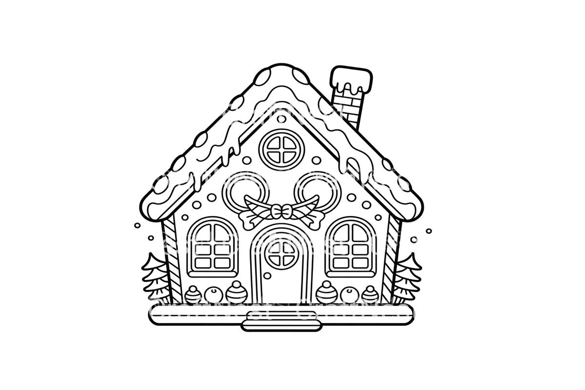 Gingerbread House Coloring Books