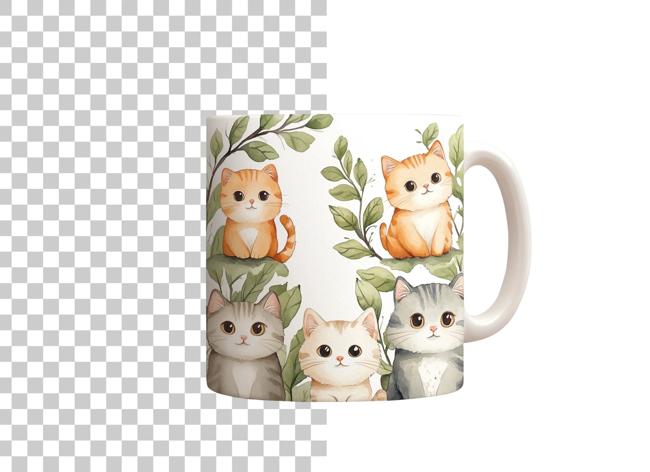 Charming Cat Designs Clipart Bundle