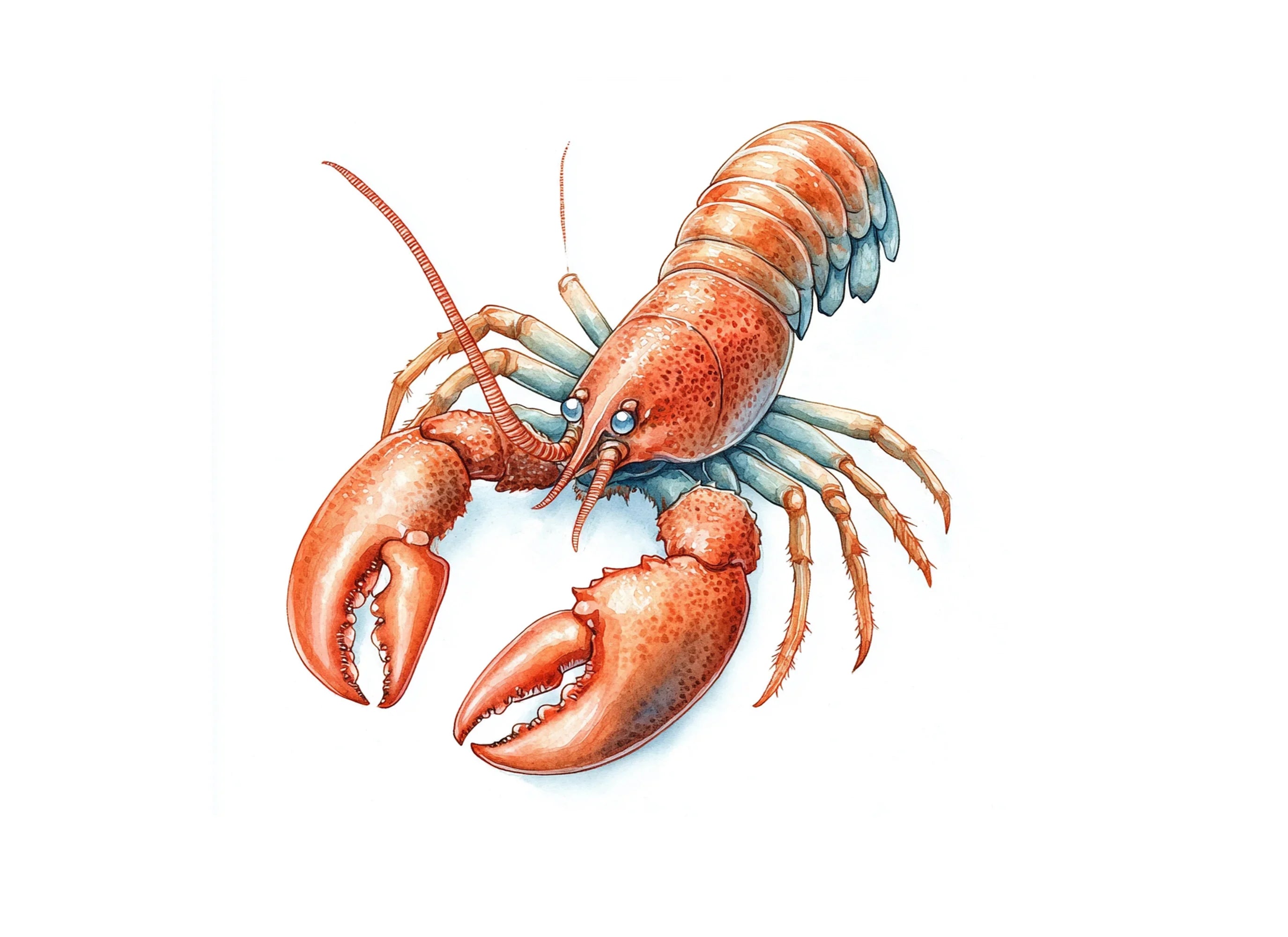 Realistic Lobster Clipart Bundle