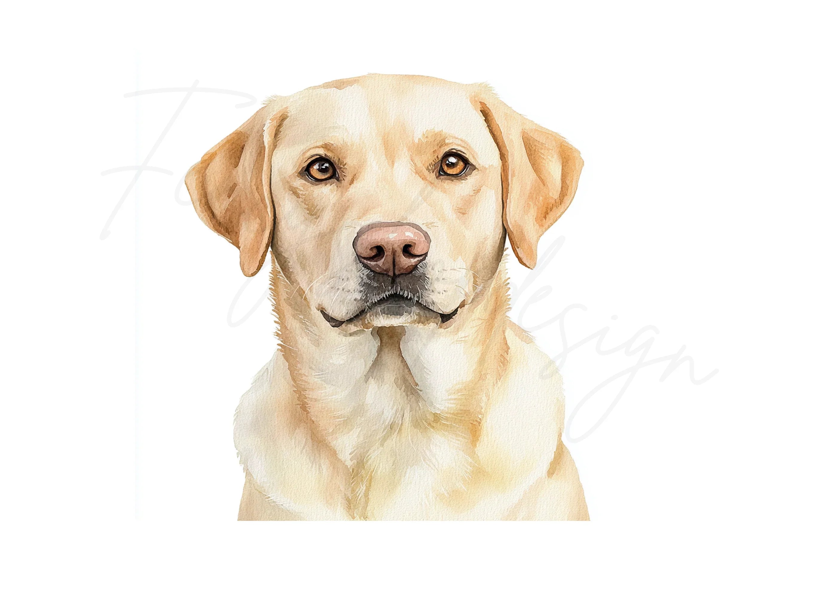 Labrador Dog Portraits Clipart Bundle
