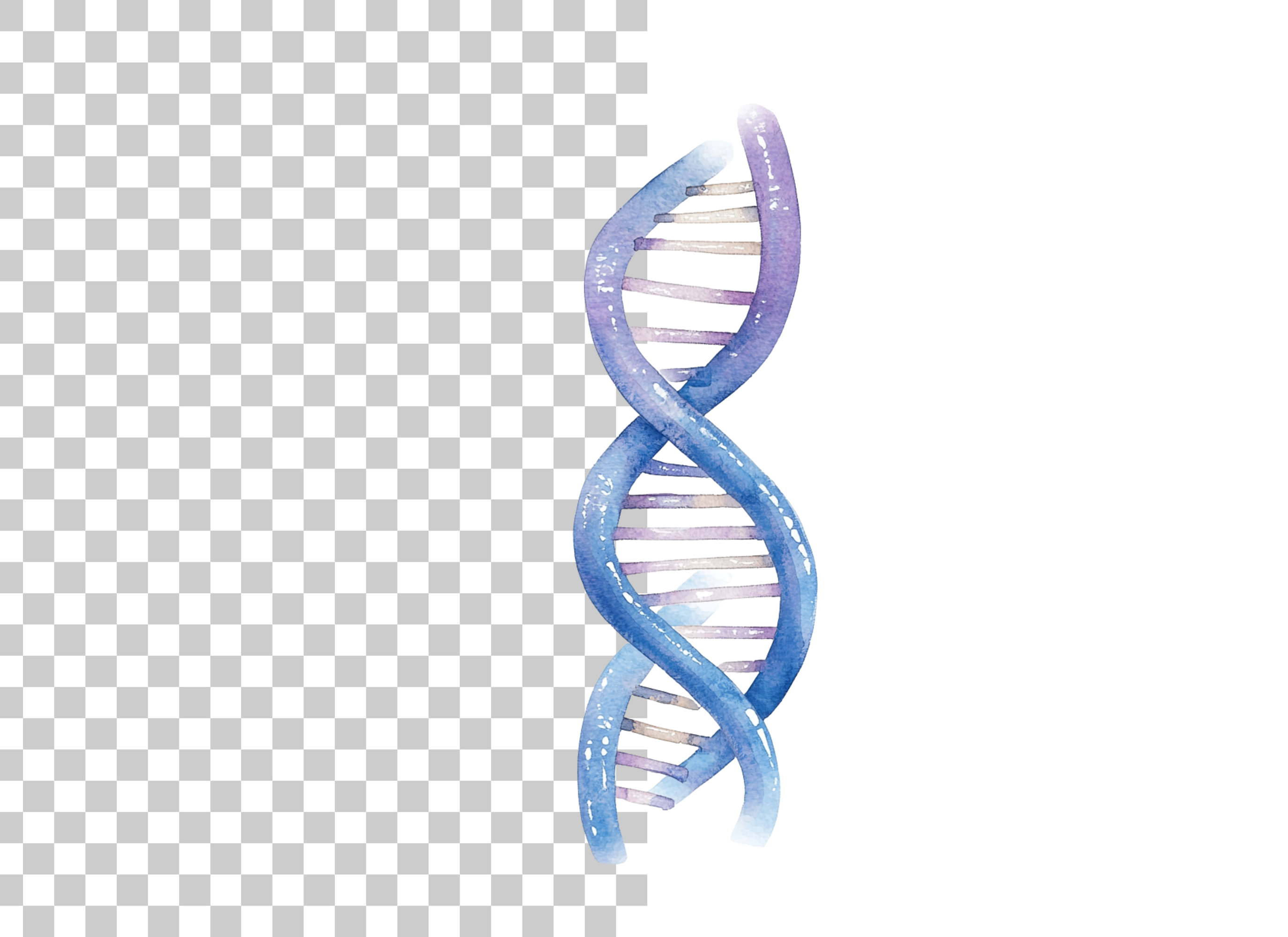 Abstract DNA Helix Clipart Bundle