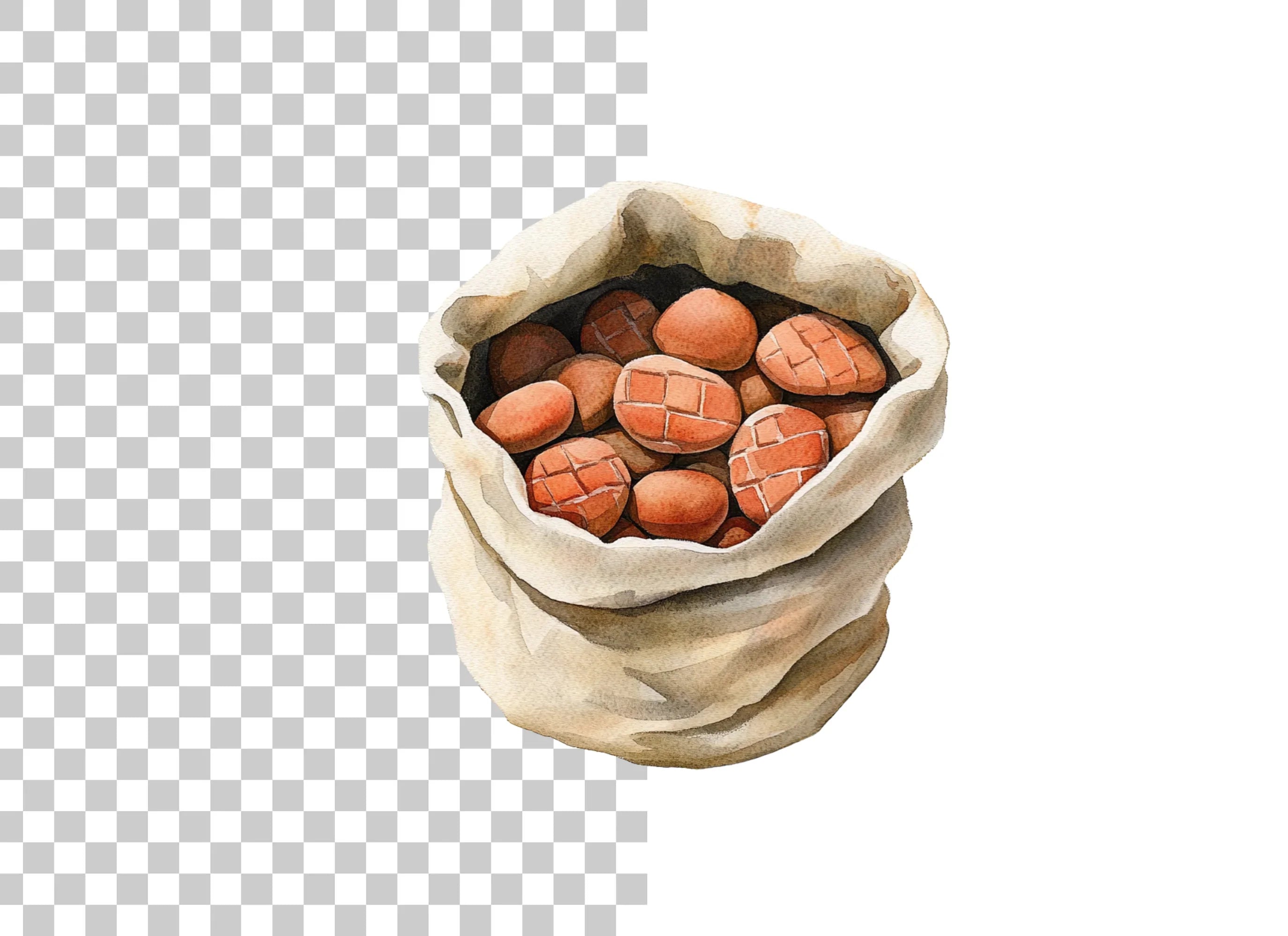 Rustic Clay Bricks and Stones Clipart Bundle