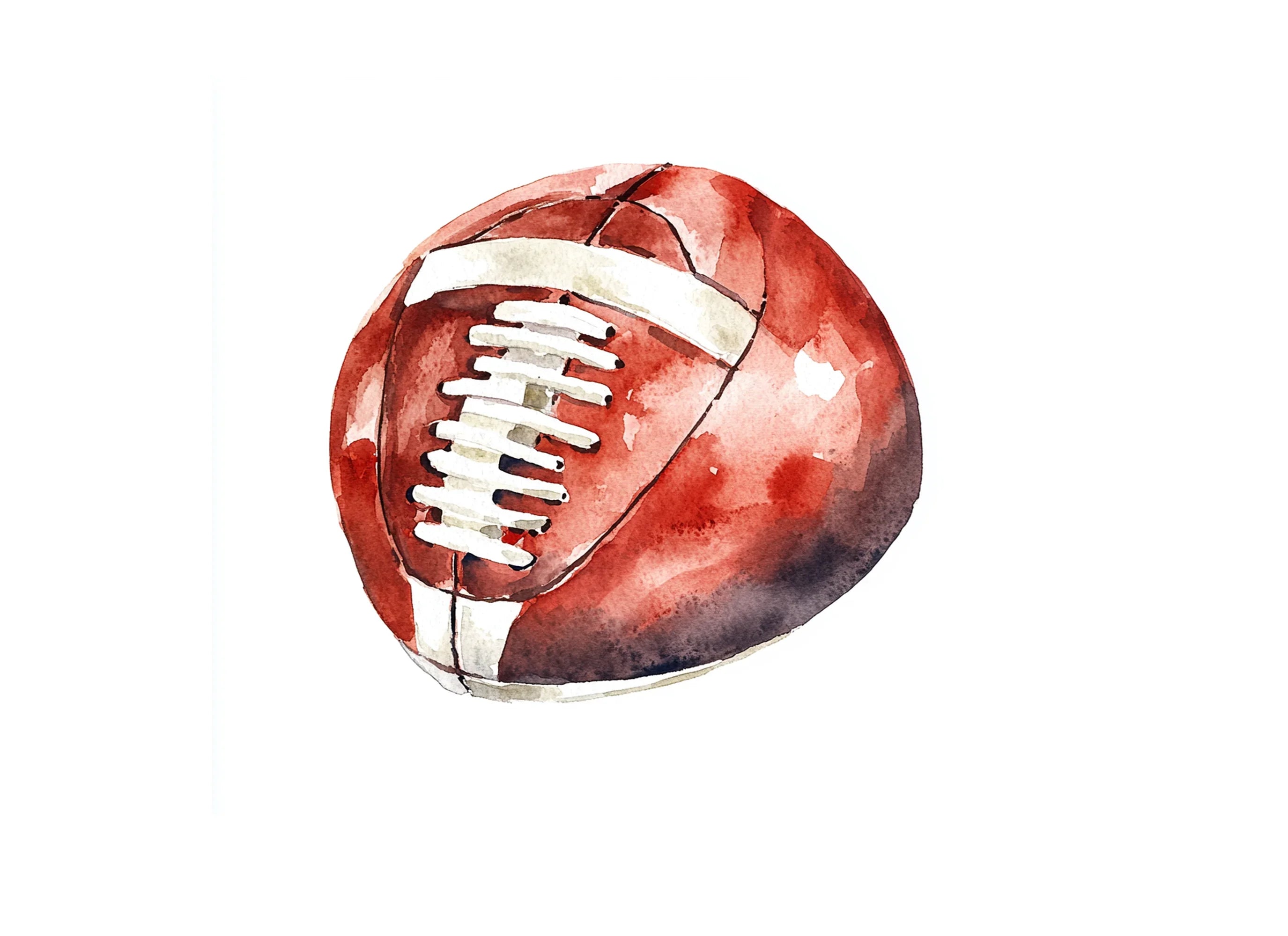 American Football Balls Clipart Bundle