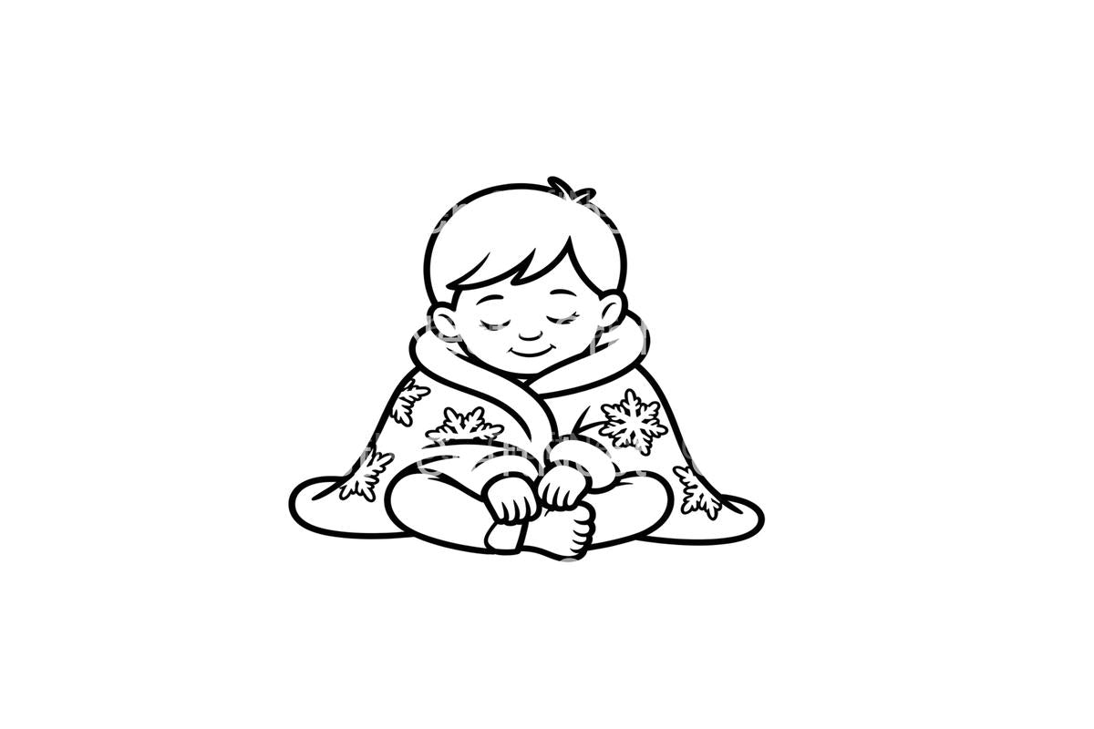Cozy Babies Winter Coloring Books