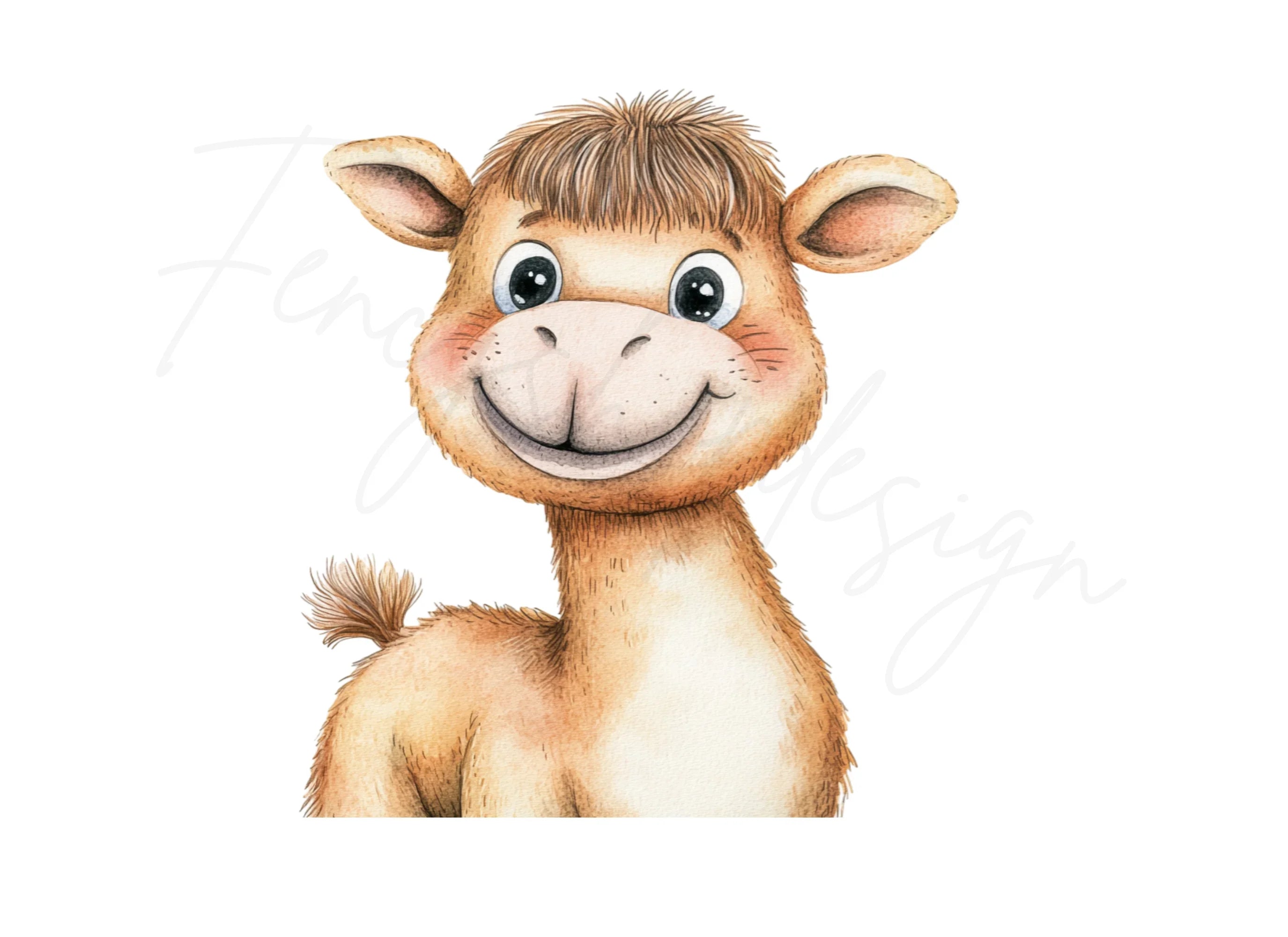 Charming Baby Camel Clipart Bundle
