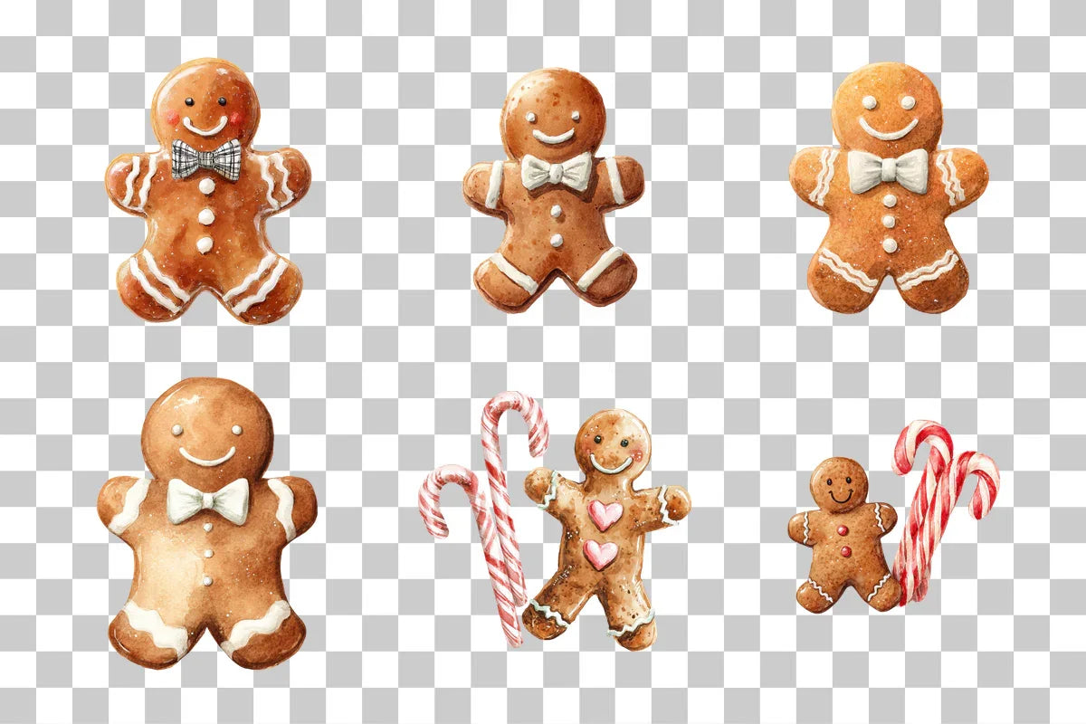 Gingerbread Love Clipart Bundle - CraftNest - Digital Crafting and Art