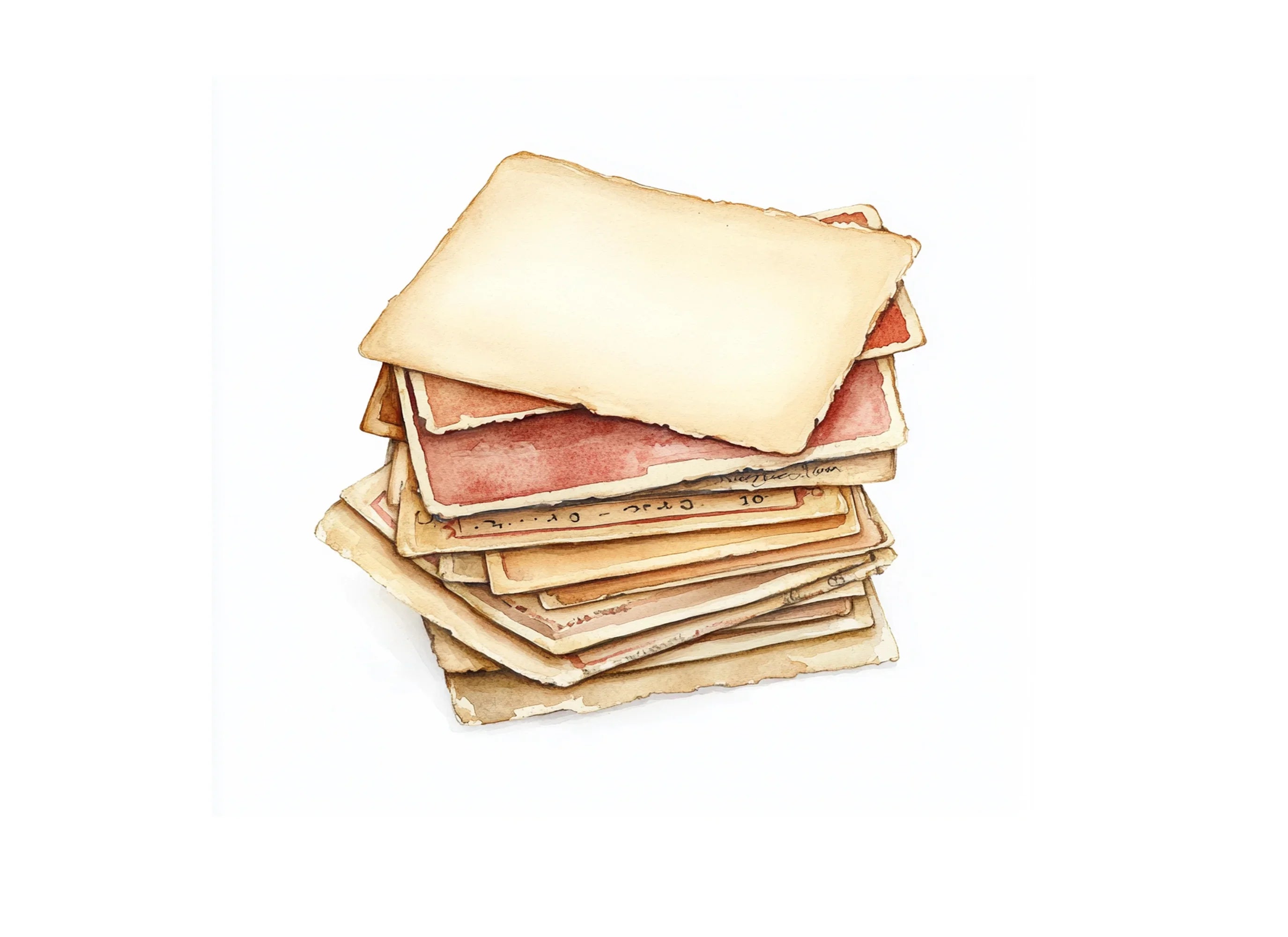 Vintage Stack Clipart Bundle
