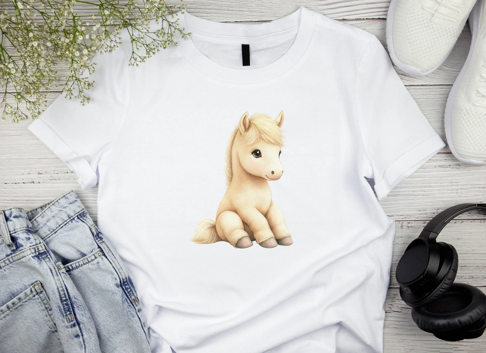 Baby Horse Nursery Pony Clipart Bundle - CraftNest - Digital Crafting and Art