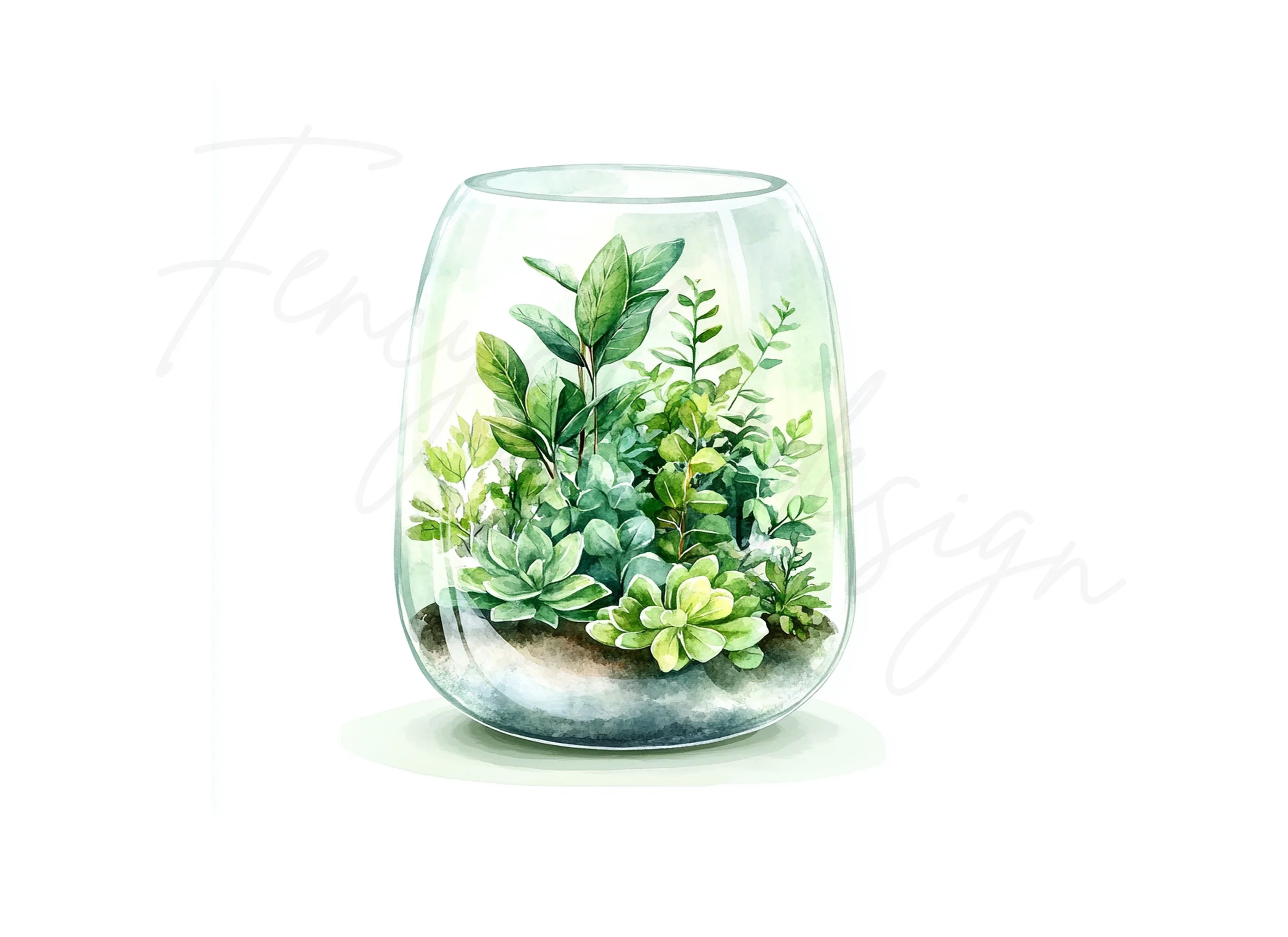 Terrarium Clipart Bundle