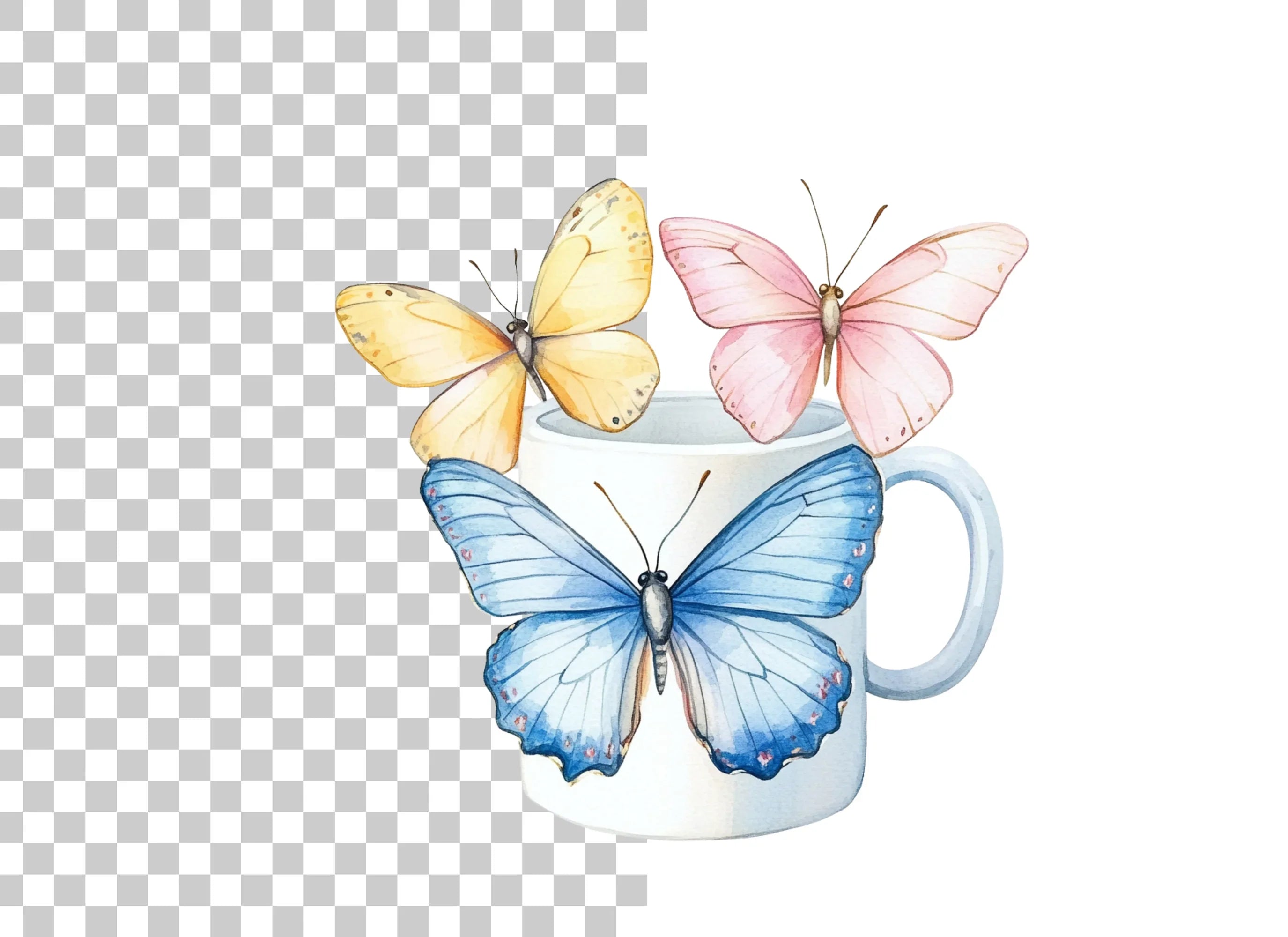 Butterflies Clipart Bundle