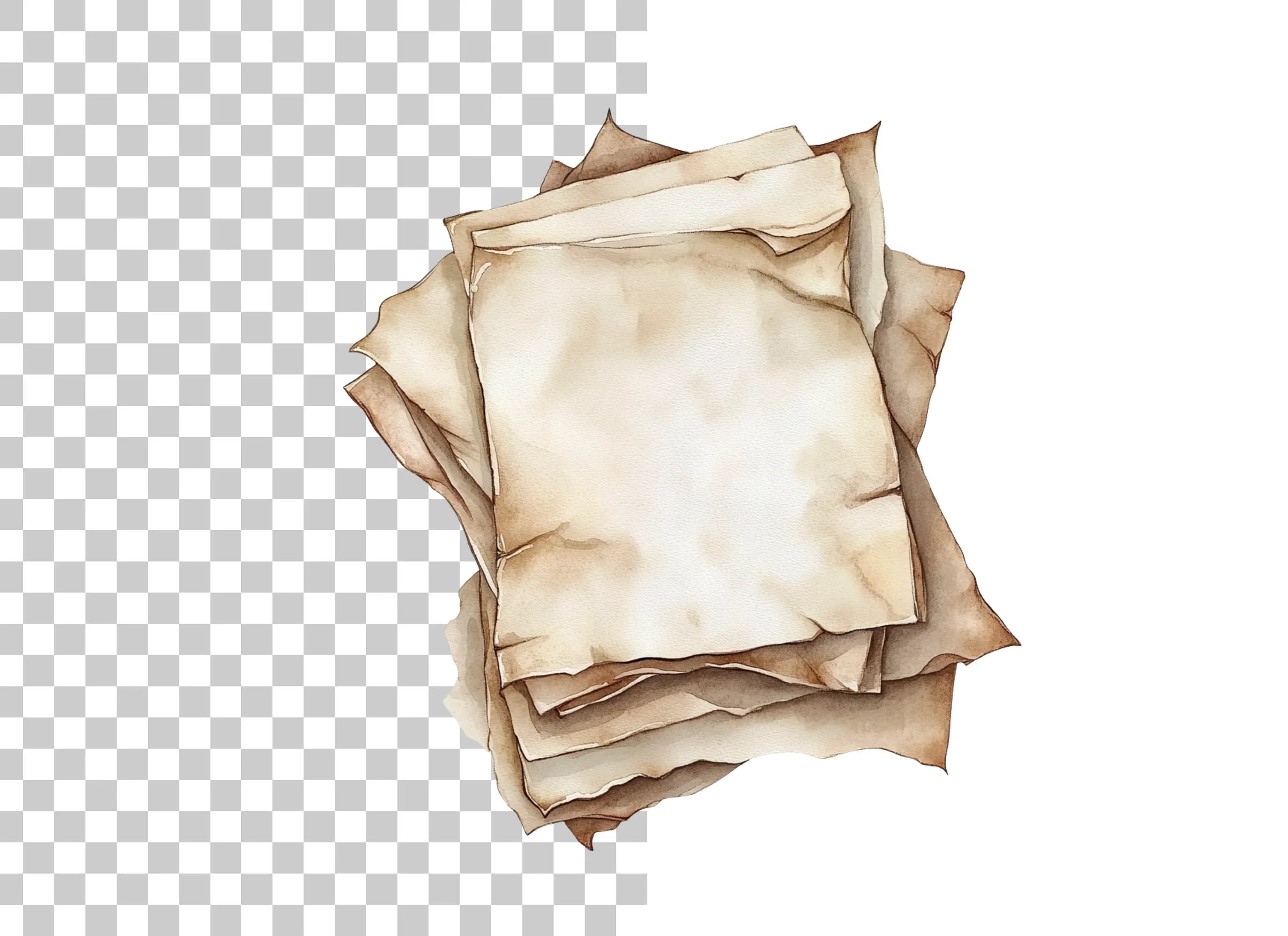 Rustic Stacked Clipart Bundle