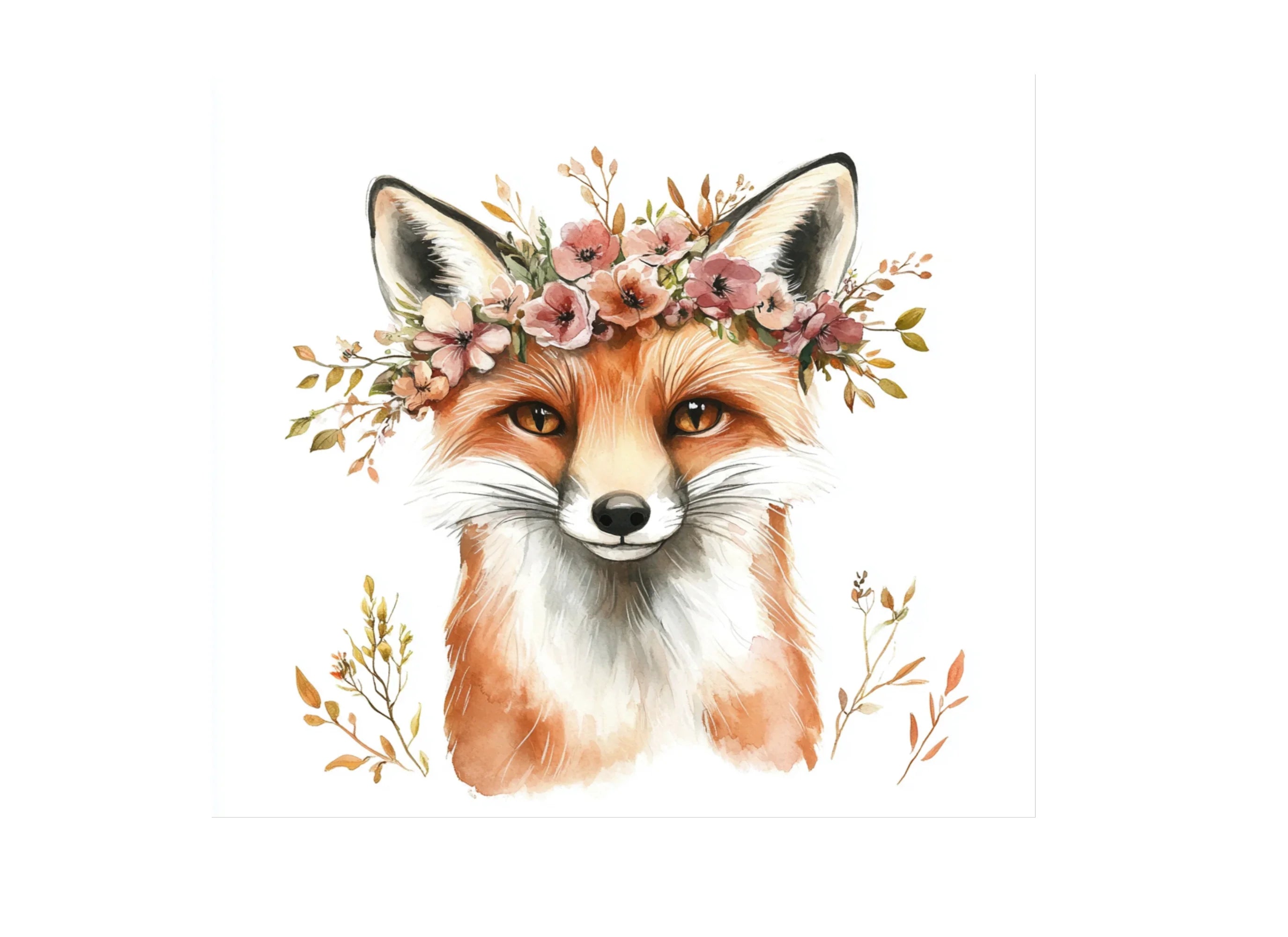 Cute Fox Clipart Bundle
