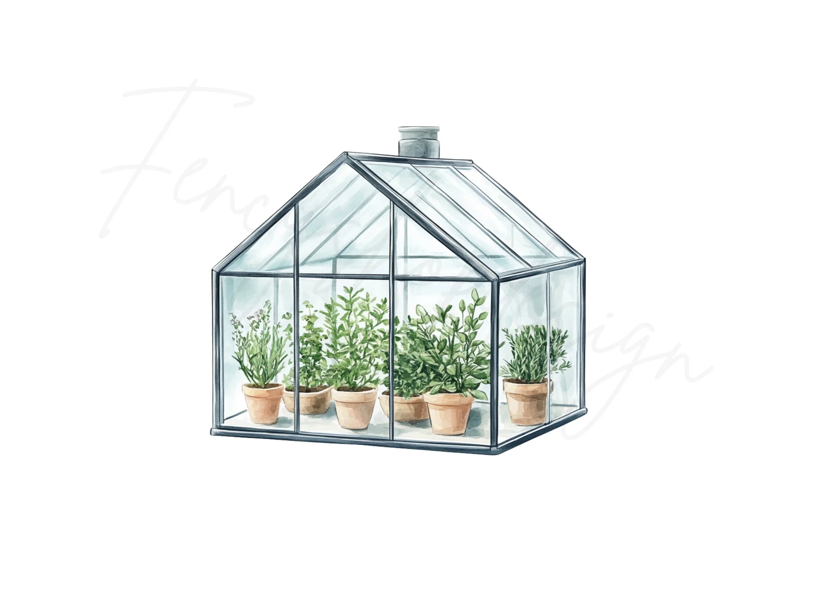 Greenhouses Clipart Bundle