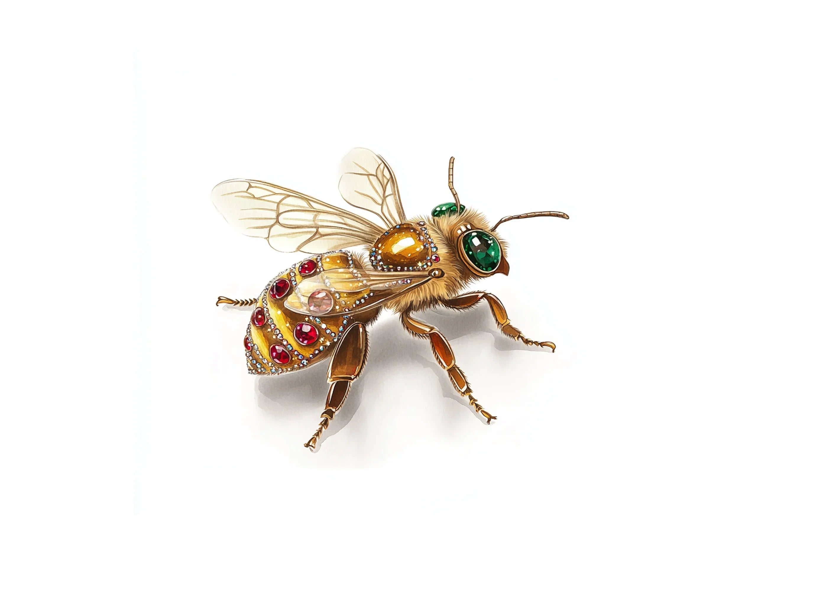 Jeweled Bee Clipart Bundle