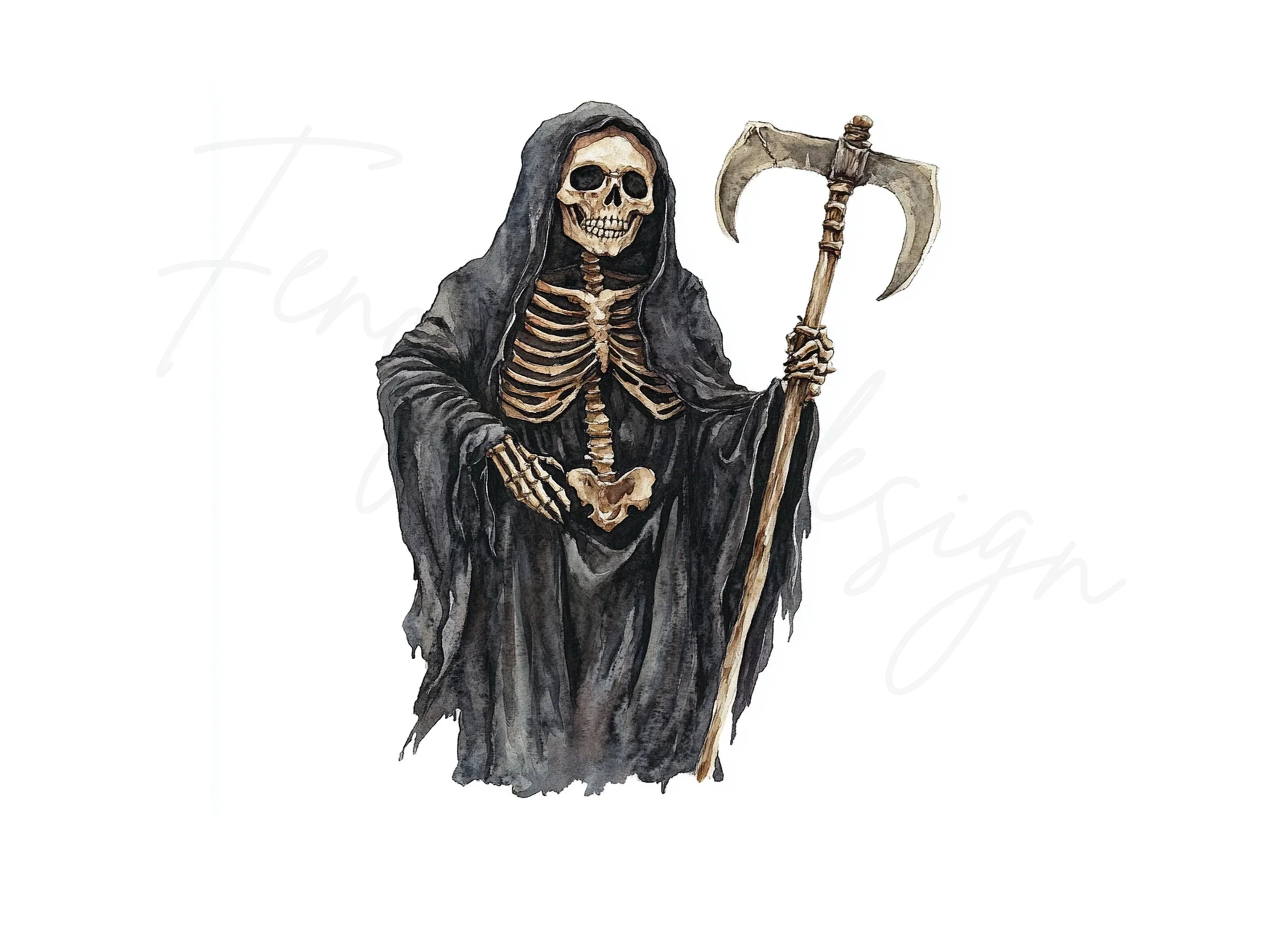 Grim Reaper Clipart Bundle