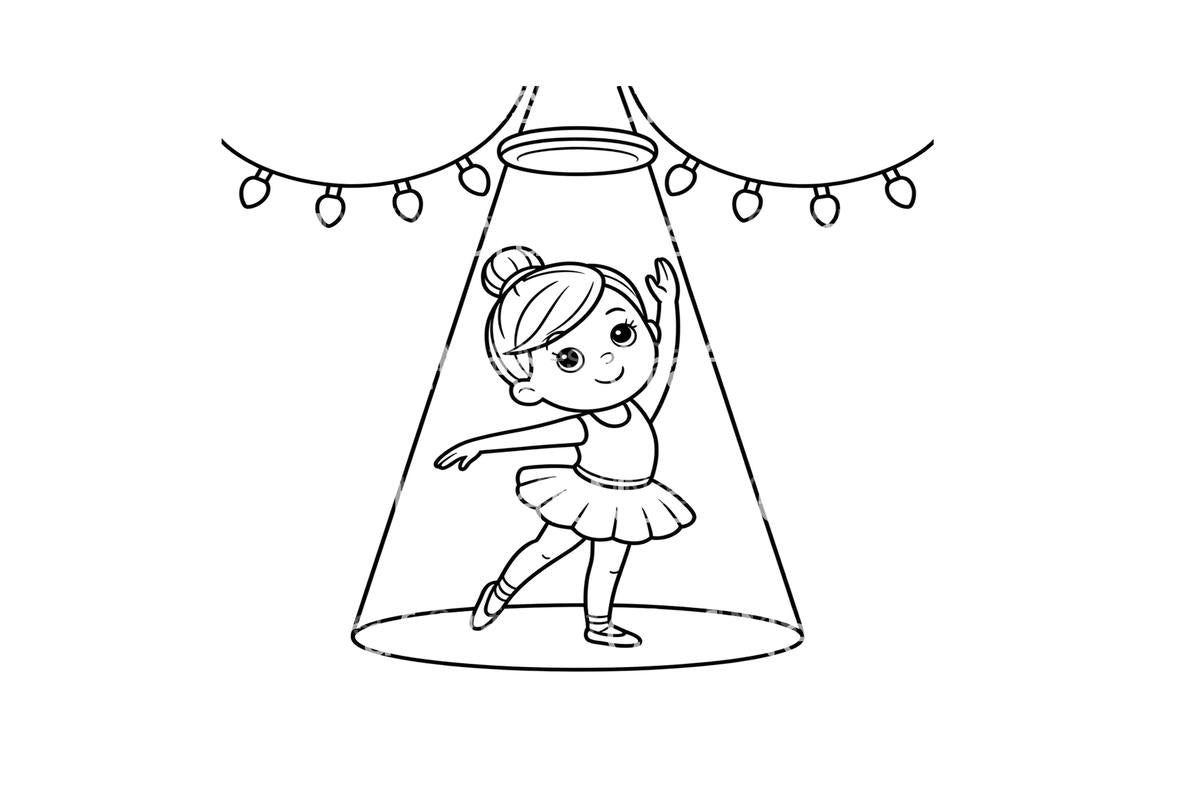Graceful Ballerinas Coloring Books