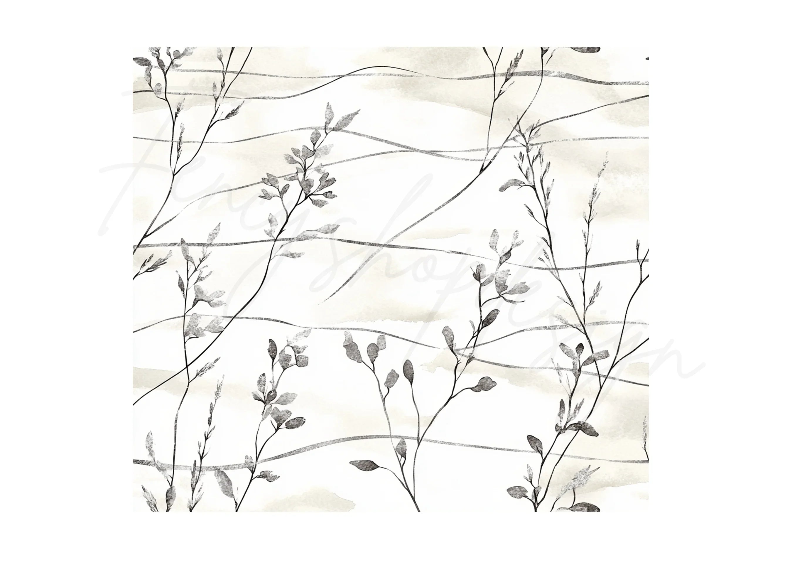 Botanical Seamless Pattern Clipart Bundle
