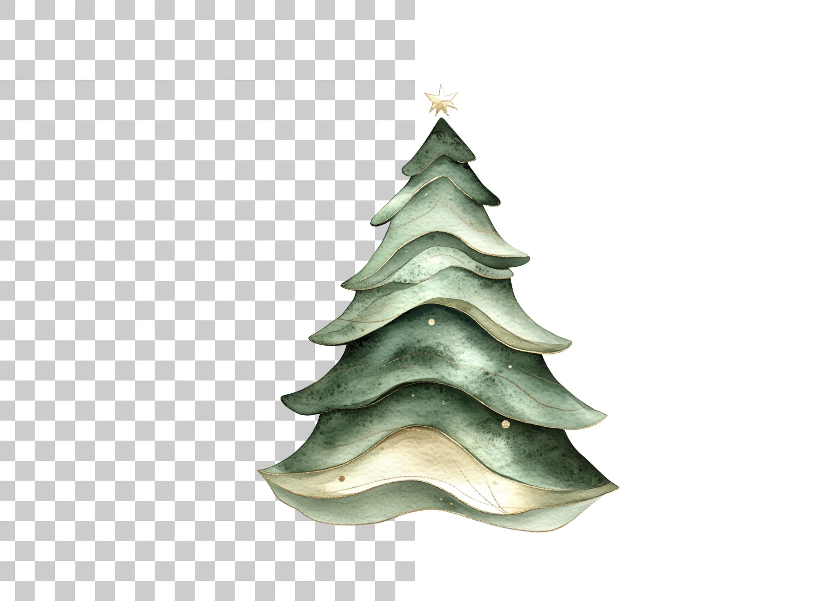 Christmas Tree Clipart Bundle