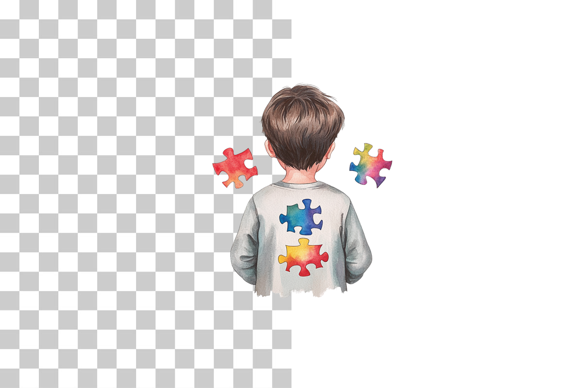 Autism Awareness Puzzle Boy Clipart Bundle - CraftNest - Digital Crafting and Art