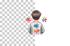 Autism Awareness Puzzle Boy Clipart Bundle - CraftNest - Digital Crafting and Art
