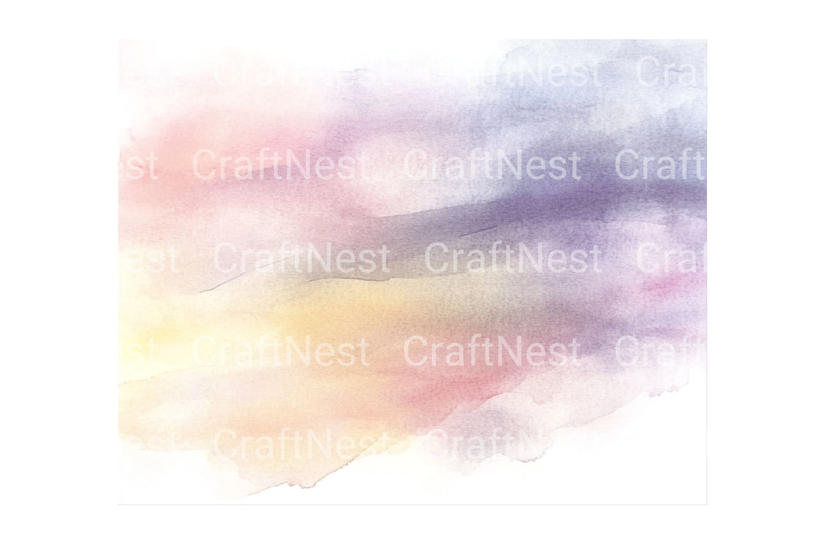Pastel Washes Elements Clipart Bundle